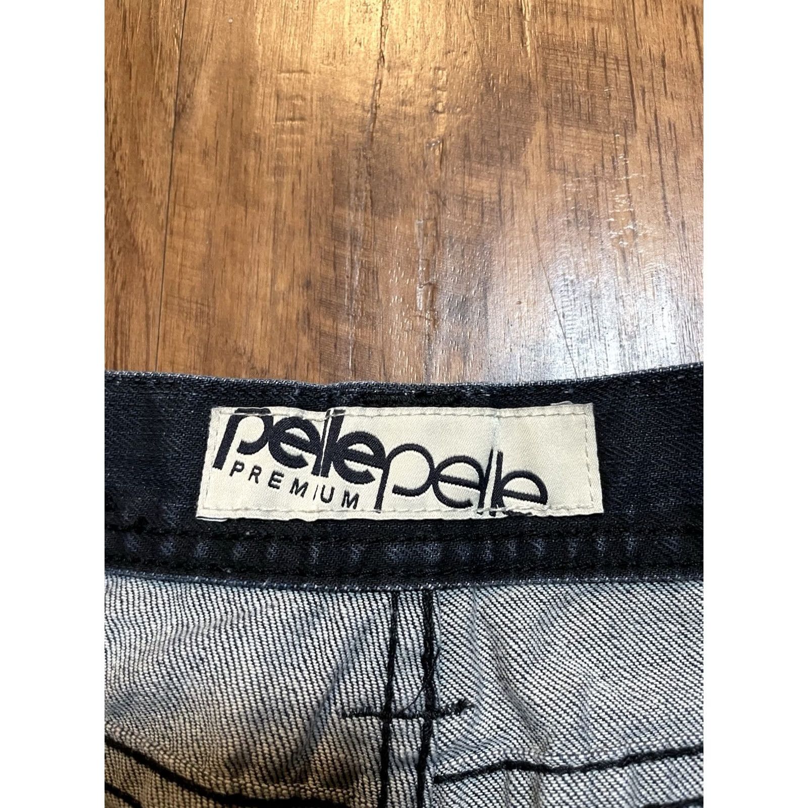 Pelle Pelle VINTAGE Pelle Pelle Jeans 38x32 5-Pocket Denim Blue 90s Hip Hop Rock Embroidered Logo Mens Jeans Size US 38 / EU 54 - 8 Thumbnail