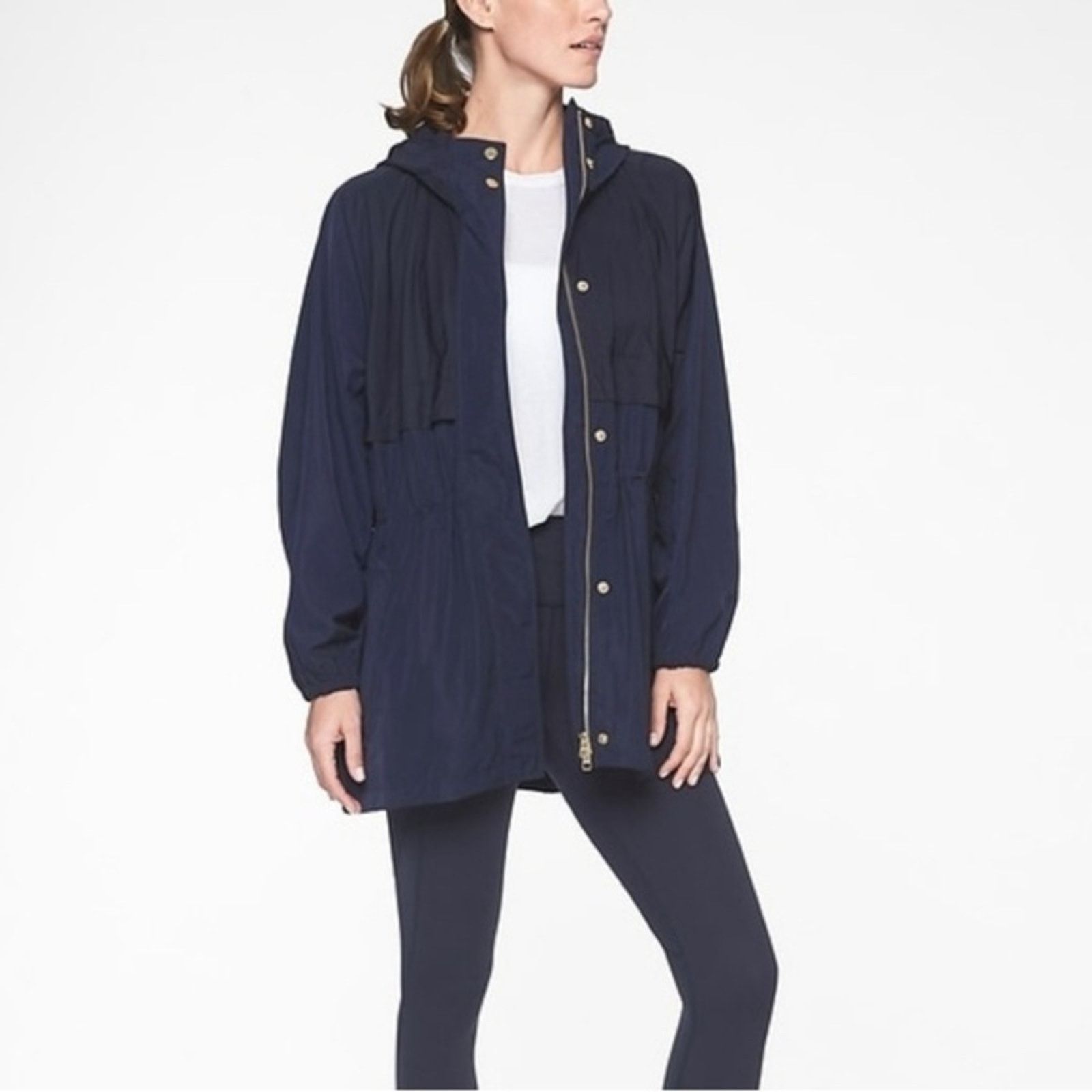 Athleta Athleta Rainfall Swing Parka Jacket Womens Size S/M Relaxed Size M / US 6-8 / IT 42-44 - 1 Thumbnail