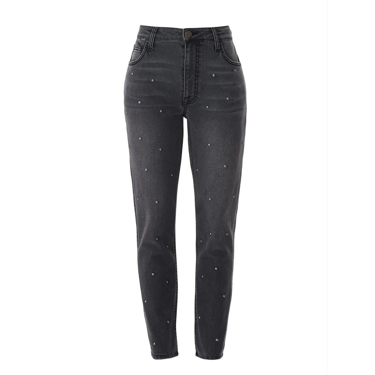 Joie JOIE Washed Onyx Pereh Studded Jeans Charcoal size 28 Size 28" / US 6 / IT 42 - 3 Thumbnail