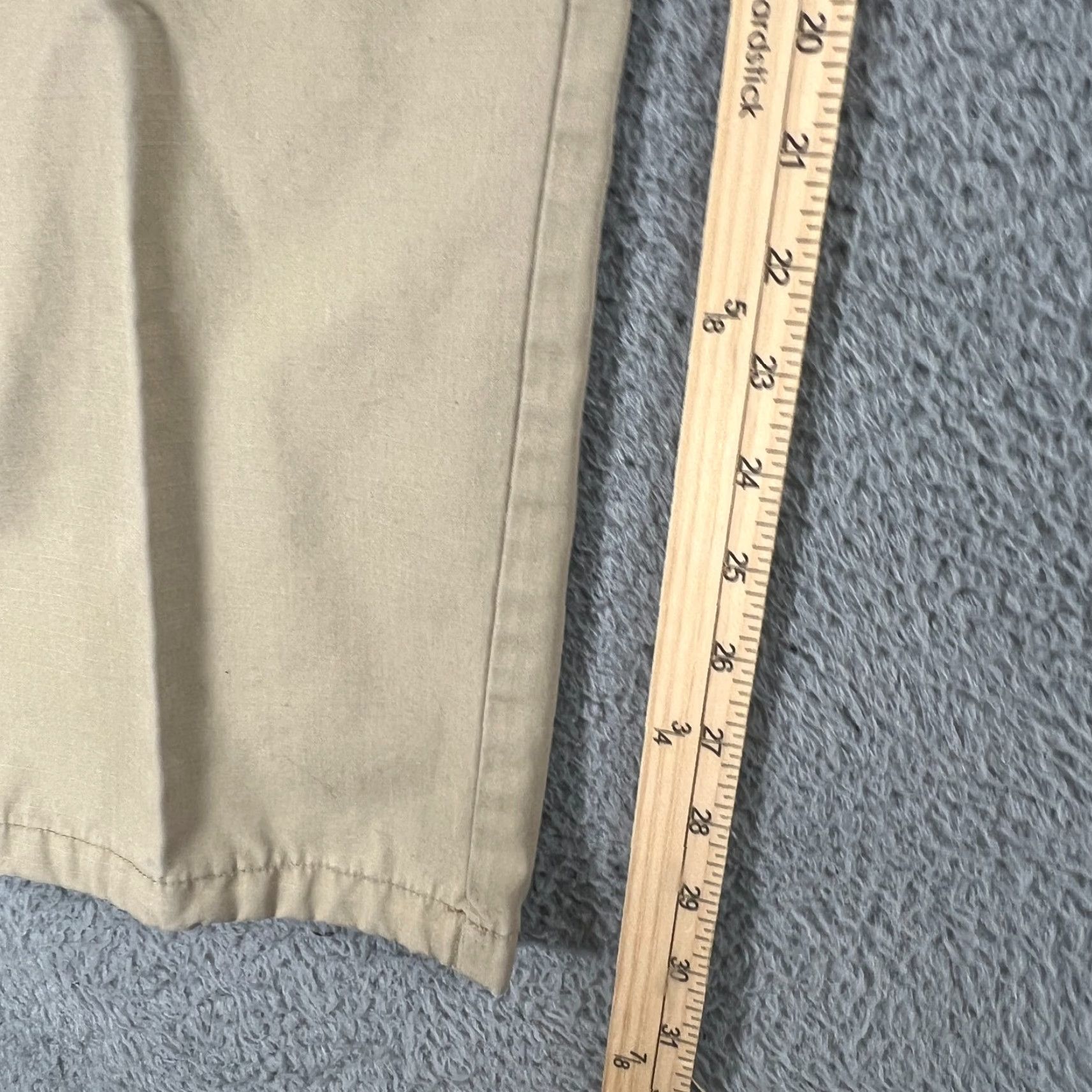 Vintage 5.11 Tactical Mens XL Cargo Pants Beige Ripstop TDU Canvas HOLE IN POCKET Size US 36 / EU 52 - 7 Thumbnail