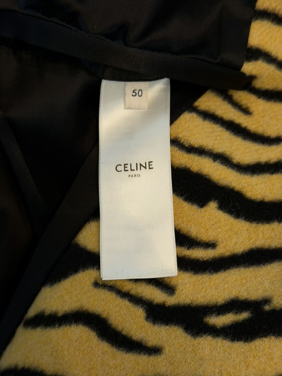 Celine Celine Hedi Slimane FW19 Tiger/Zebra Print Coat Size US M / EU 48-50 / 2 - 5 Thumbnail