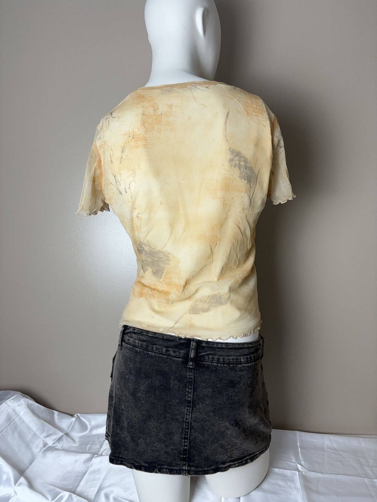Vintage Mesh printed vintage t-shirt Size L / US 10 / IT 46 - 3 Thumbnail