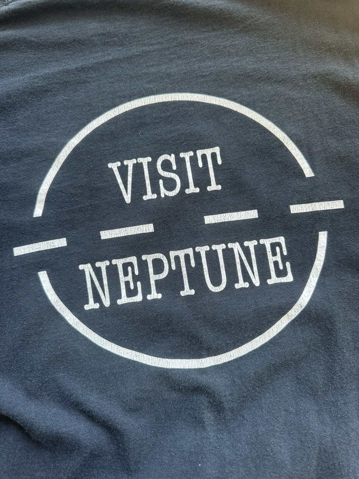 Other Vintage Cotton Black Thrifted Visit Neptune Graphic Tee XL Size US XL / EU 56 / 4 - 2 Thumbnail