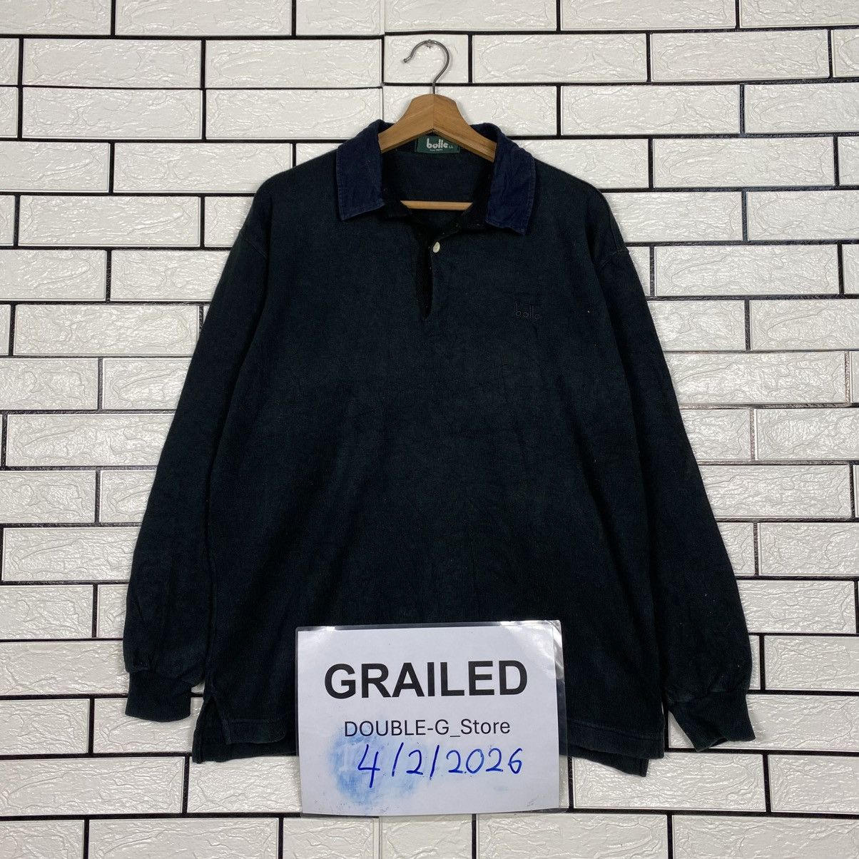 Japanese Brand 📌Vintage Sweatshirt Collar Bolle From Paris Issey Miyake Size US L / EU 52-54 / 3 - 1 Thumbnail