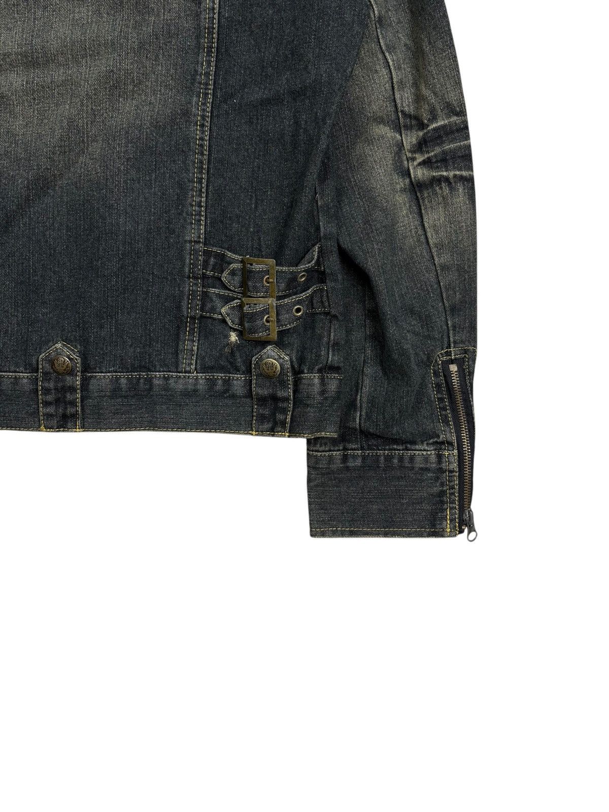 JACKROSE 2000s Jackrose - Apocalypse Style Mud Wash Denim Jacket Size US M / EU 48-50 / 2 - 7 Thumbnail