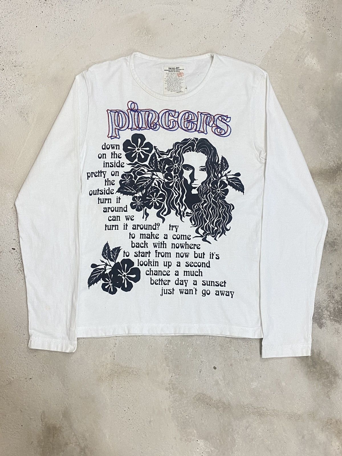 Pre-owned Beauty Beast X Hysteric Glamour The All Out Pincers Embroidery Art Girl Ethnics Poem Life