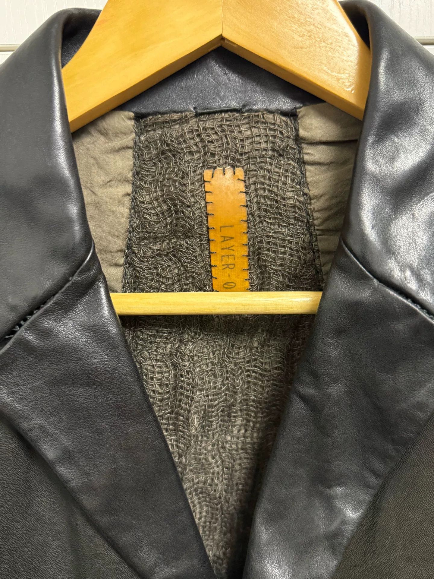Layer-0 layer-0 Leather Jacket Brad Pitt Size US S / EU 44-46 / 1 - 3 Thumbnail