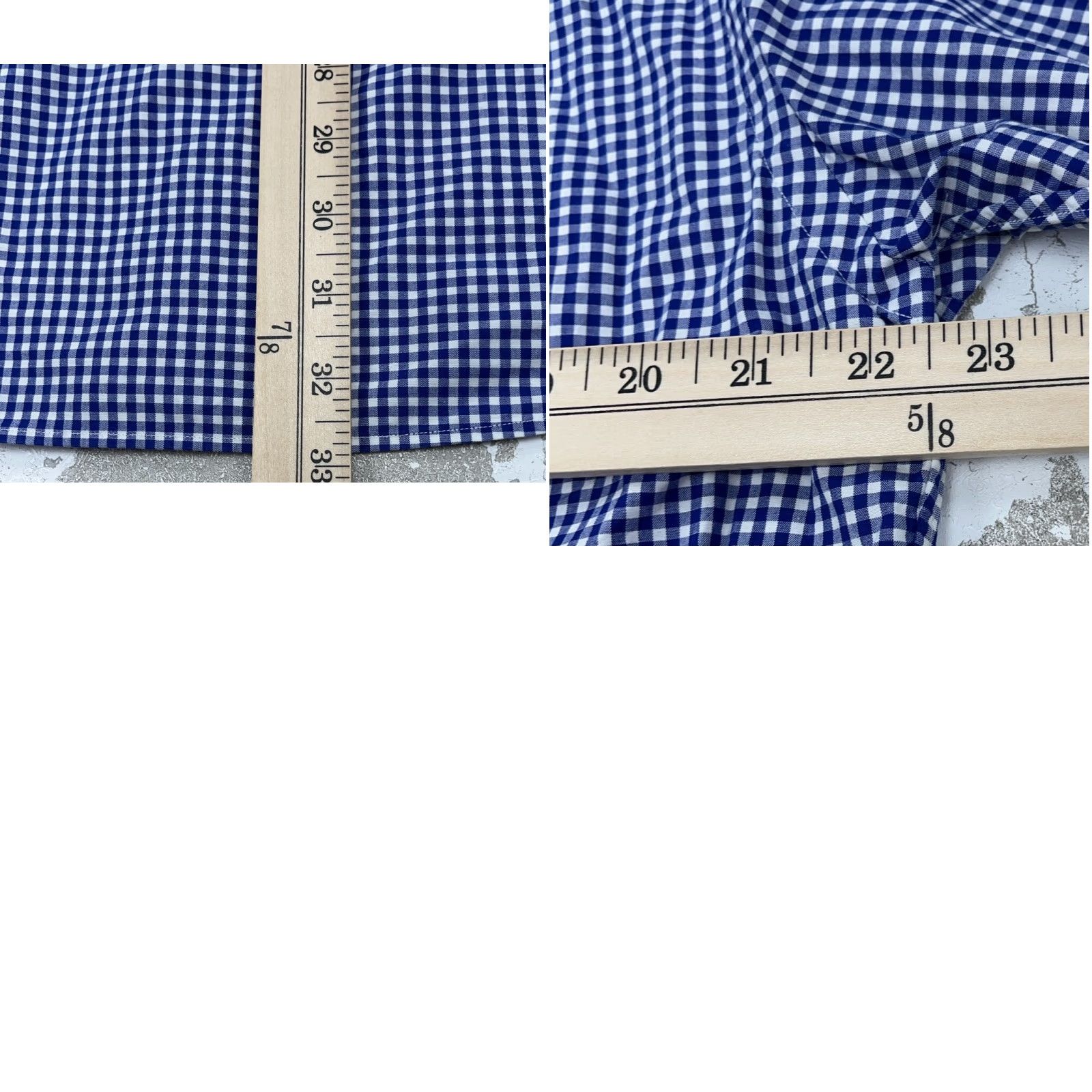Ralph Lauren Ralph Lauren Shirt Men Medium Blue Button Up Classic Fit Gingham Check Camp A10 Size US M / EU 48-50 / 2 - 8 Thumbnail