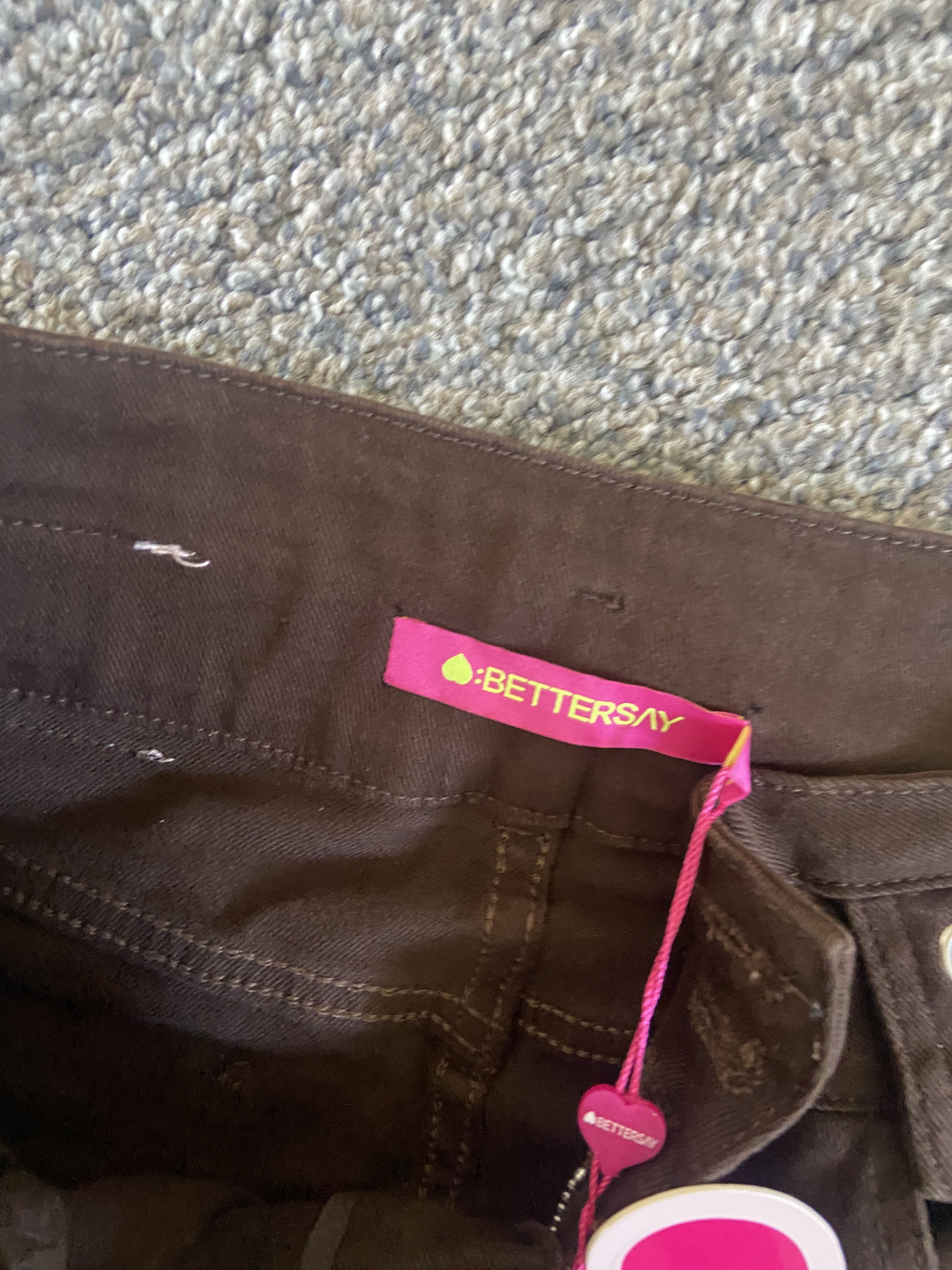 Other Bettersay y2k 90s Brown Boot Cut Jeans - Size 28 NWT Size 28" / US 6 / IT 42 - 6 Thumbnail