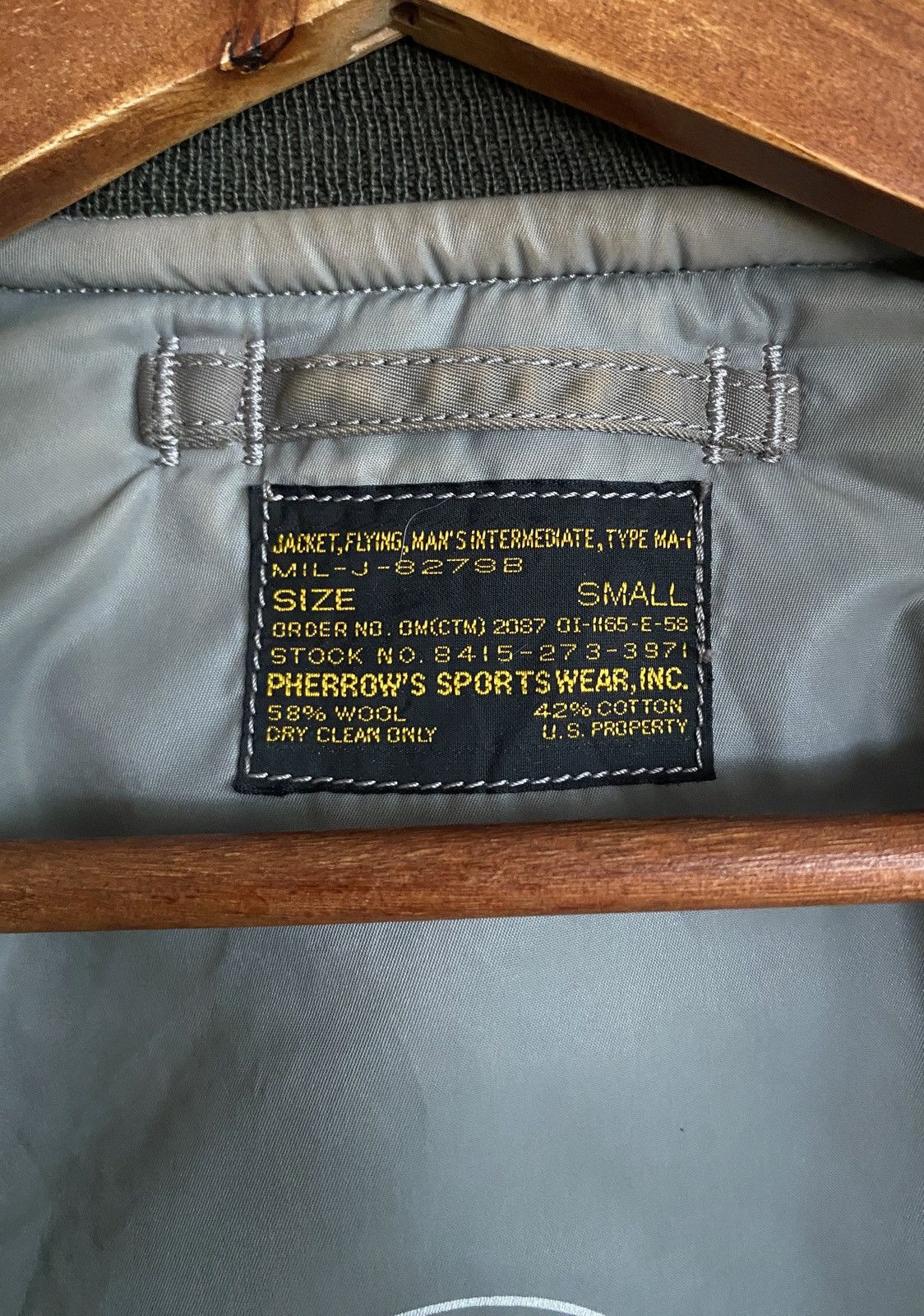 Pherrow's Rare Vintage Brand Pherrow’s MA-1 USAF Flight Jacket 1990s Size US S / EU 44-46 / 1 - 8 Thumbnail
