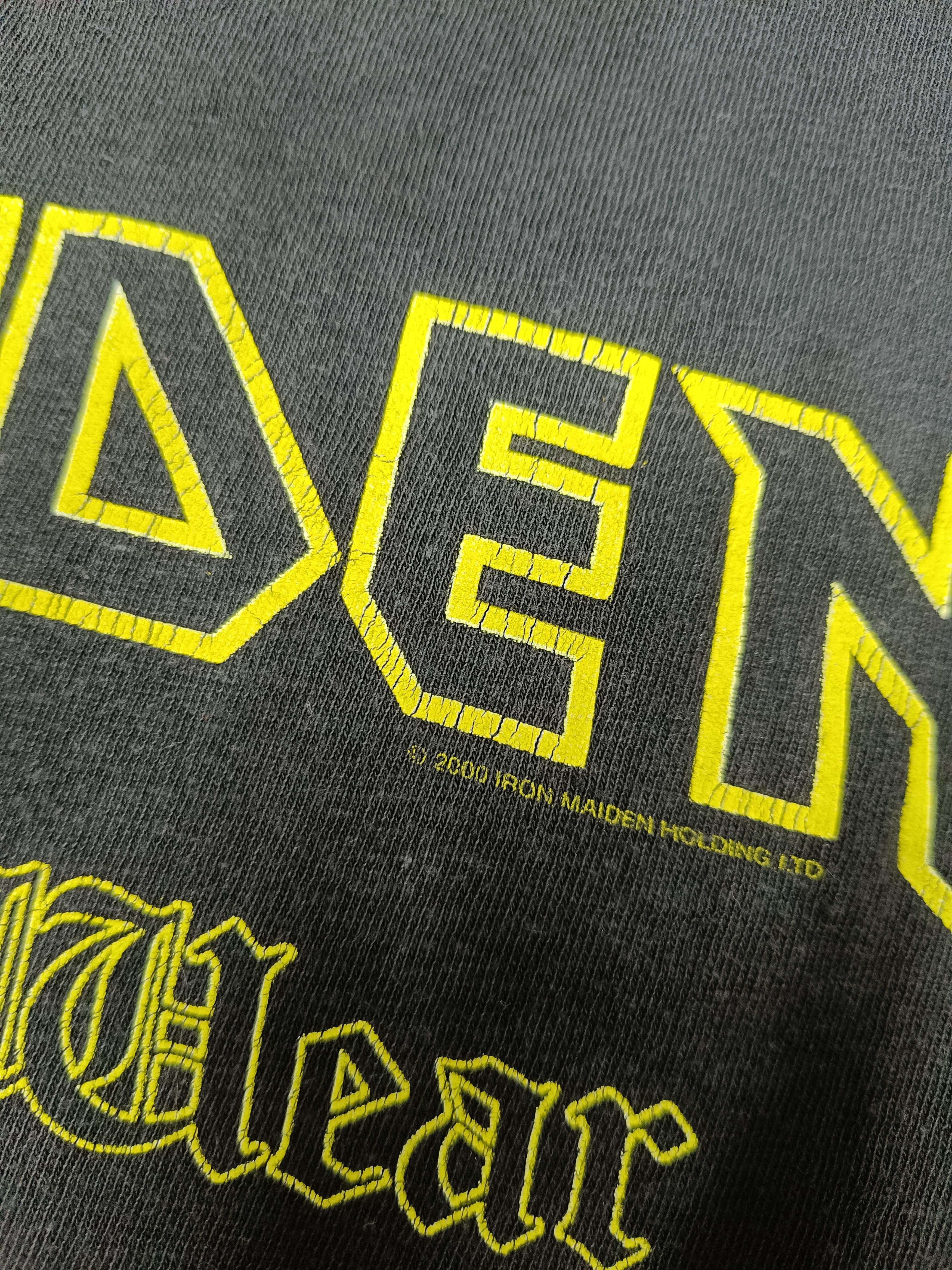 Band Tees 1992 Iron Maiden Fear of The Dark T-shirt XL Heavy Metal Size US XL / EU 56 / 4 - 9 Thumbnail