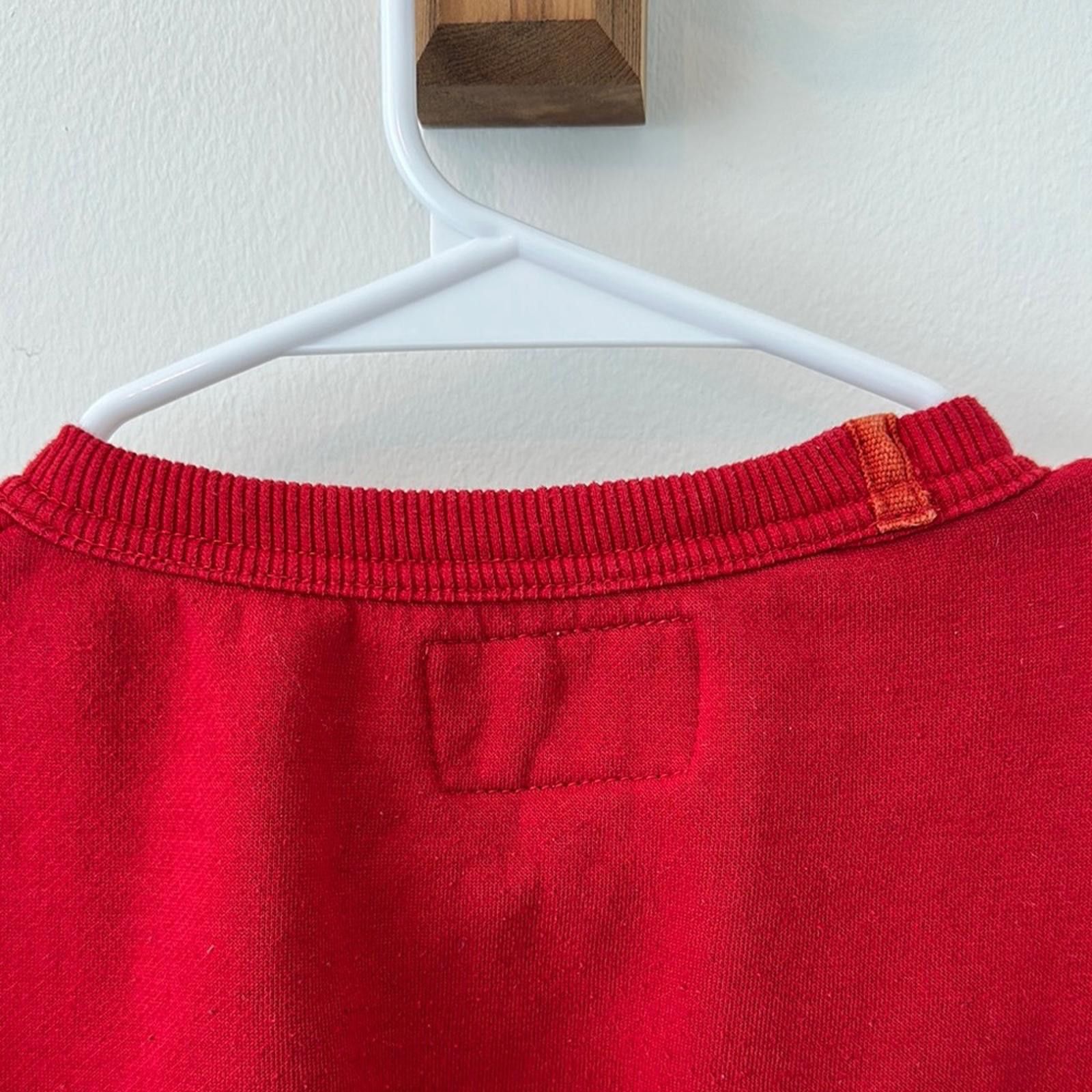 Designer Standford Peace Red Crewneck Sweater Size US M / EU 48-50 / 2 - 4 Thumbnail