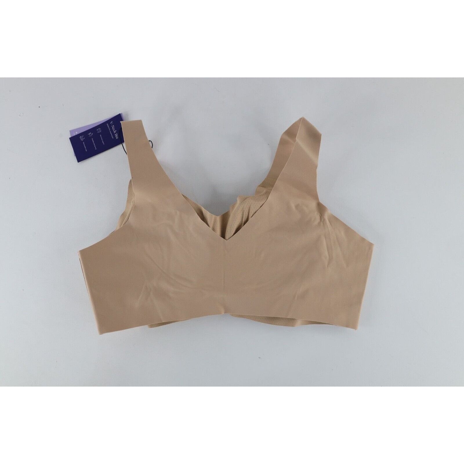 Vintage New Honeylove Shapewear Liftwear V-Neck Bra Nude Size ONE SIZE - 5 Thumbnail