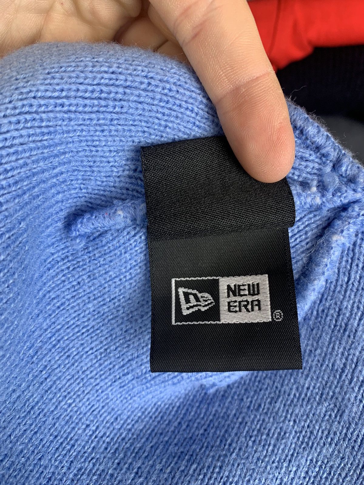 New Era × Supreme Supreme New Era Split Beanie Hat Size ONE SIZE - 17 Thumbnail