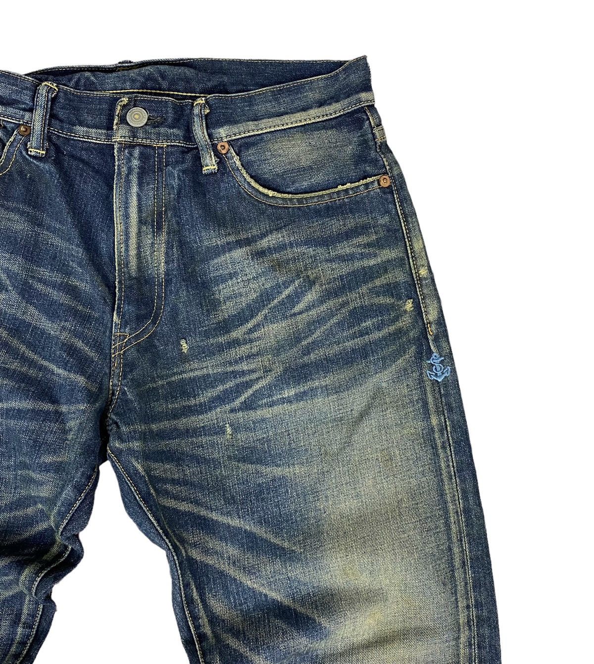 Japanese Brand Rare🔥Yamaya Jeans Lightning Style Size US 30 / EU 46 - 6 Thumbnail