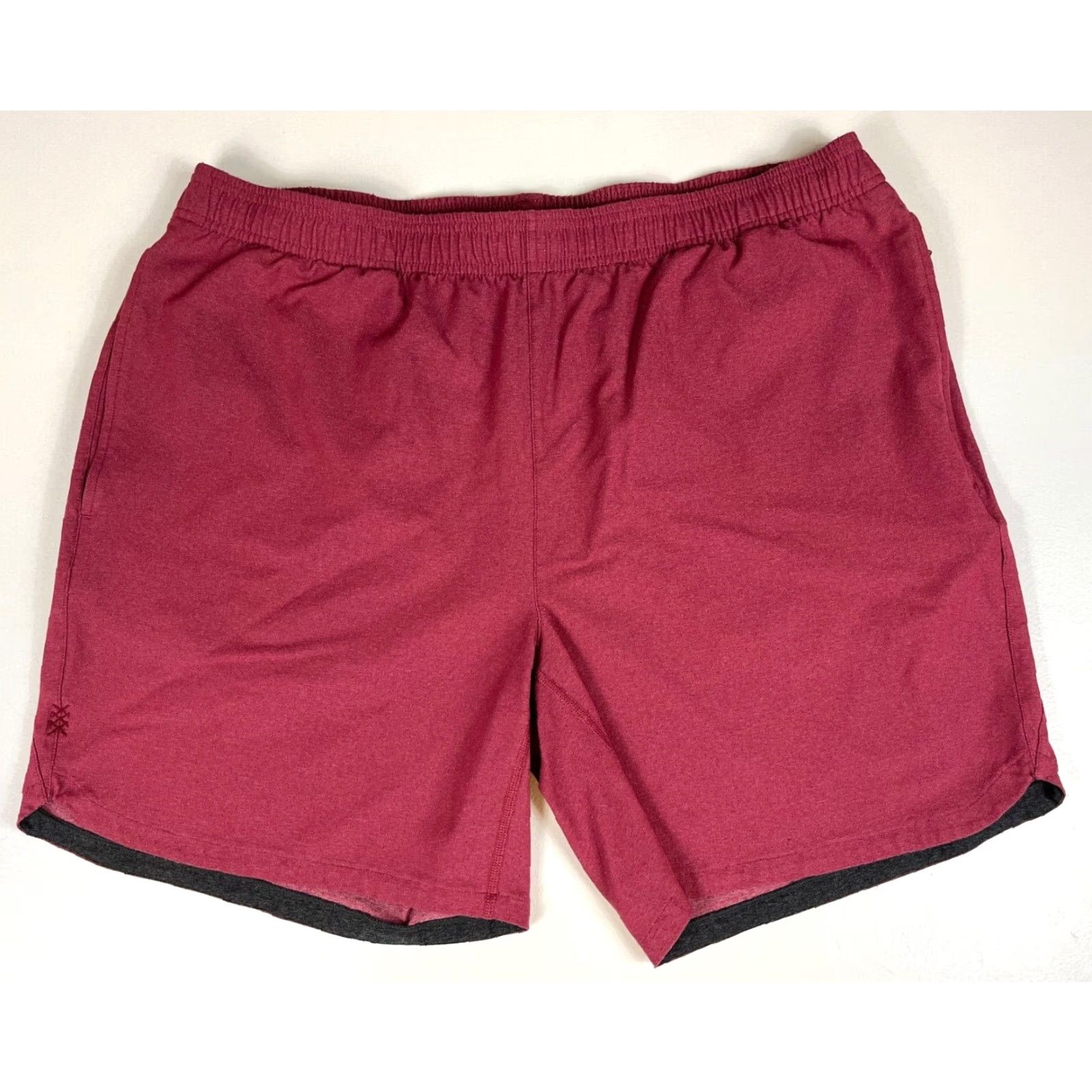 Rhone Rhone Men's Athletic Shorts Perforated XL Red - Breathable Drawstring Lightweight Elastic Waist 6.5 Inseam Athletic - Regular Size Sports Shorts Mens Size US 36 / EU 52 - 2 Thumbnail
