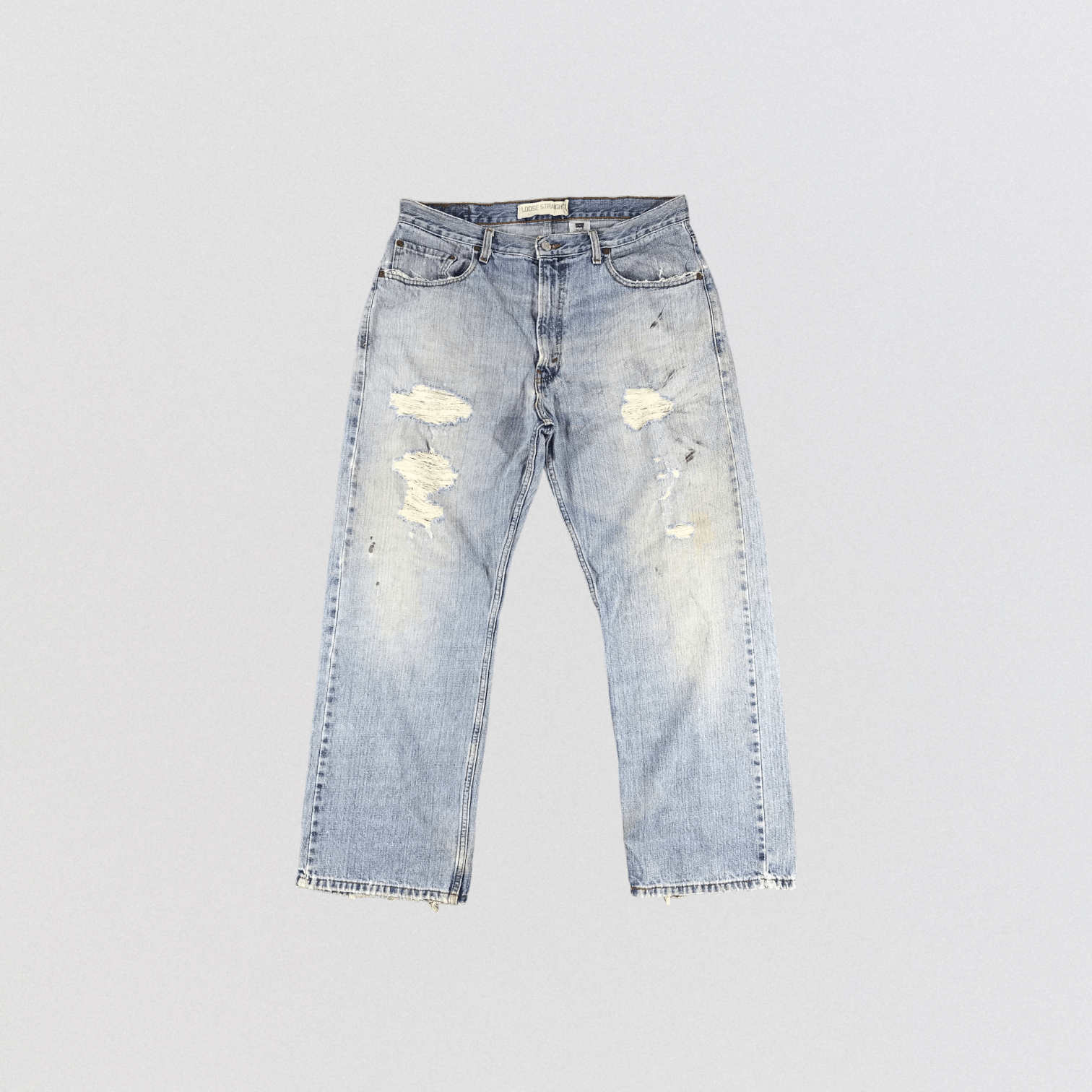 image of Vintage Levis 569 Jeans-Jm651 in Blue, Men's (Size 35)