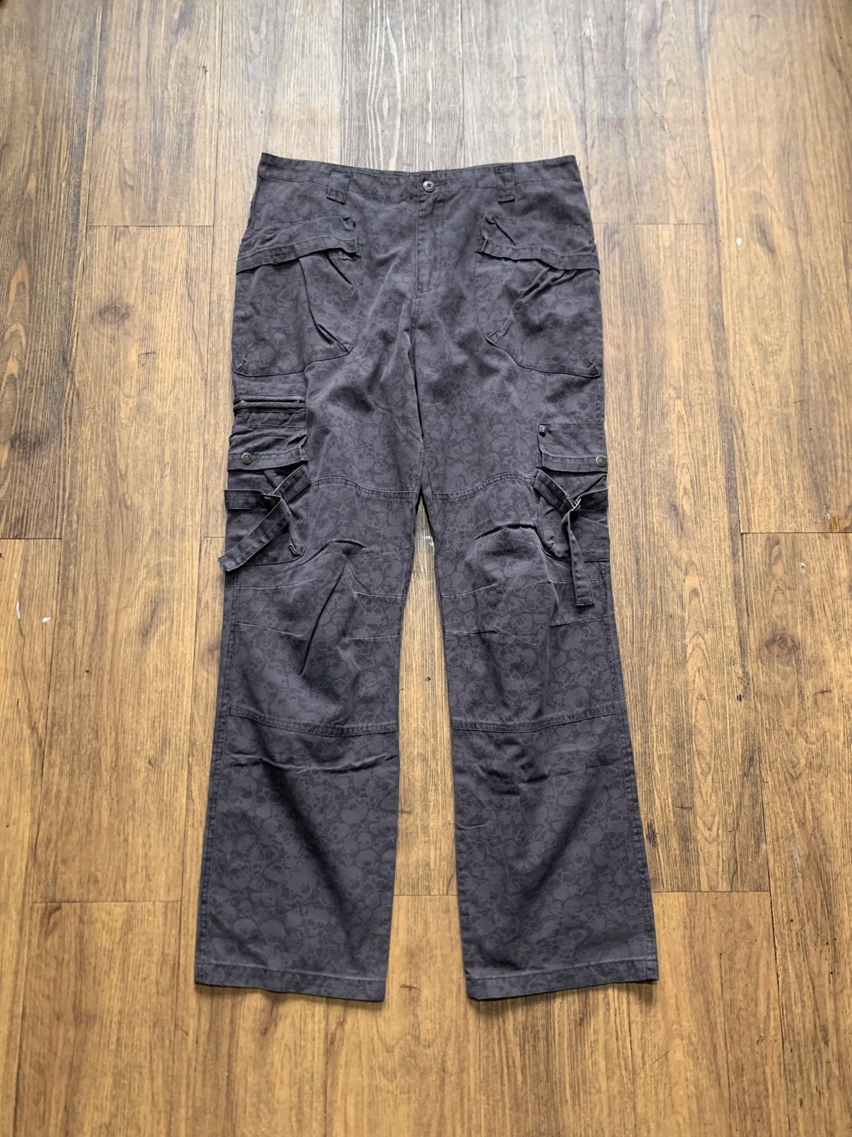 Japanese Brand Smlx Neighborhood Japanese Brand Skull Bondage Pants Size US 32 / EU 48 - 1 Thumbnail