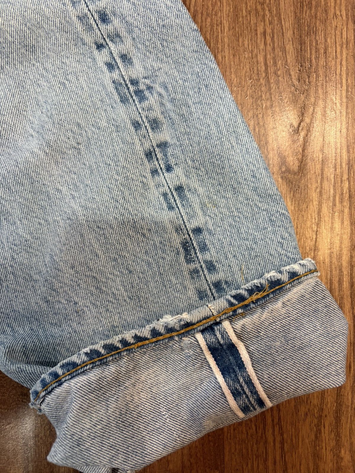 Levi's 70s/80s repaired selvedge USA levis 501 Size US 30 / EU 46 - 3 Thumbnail