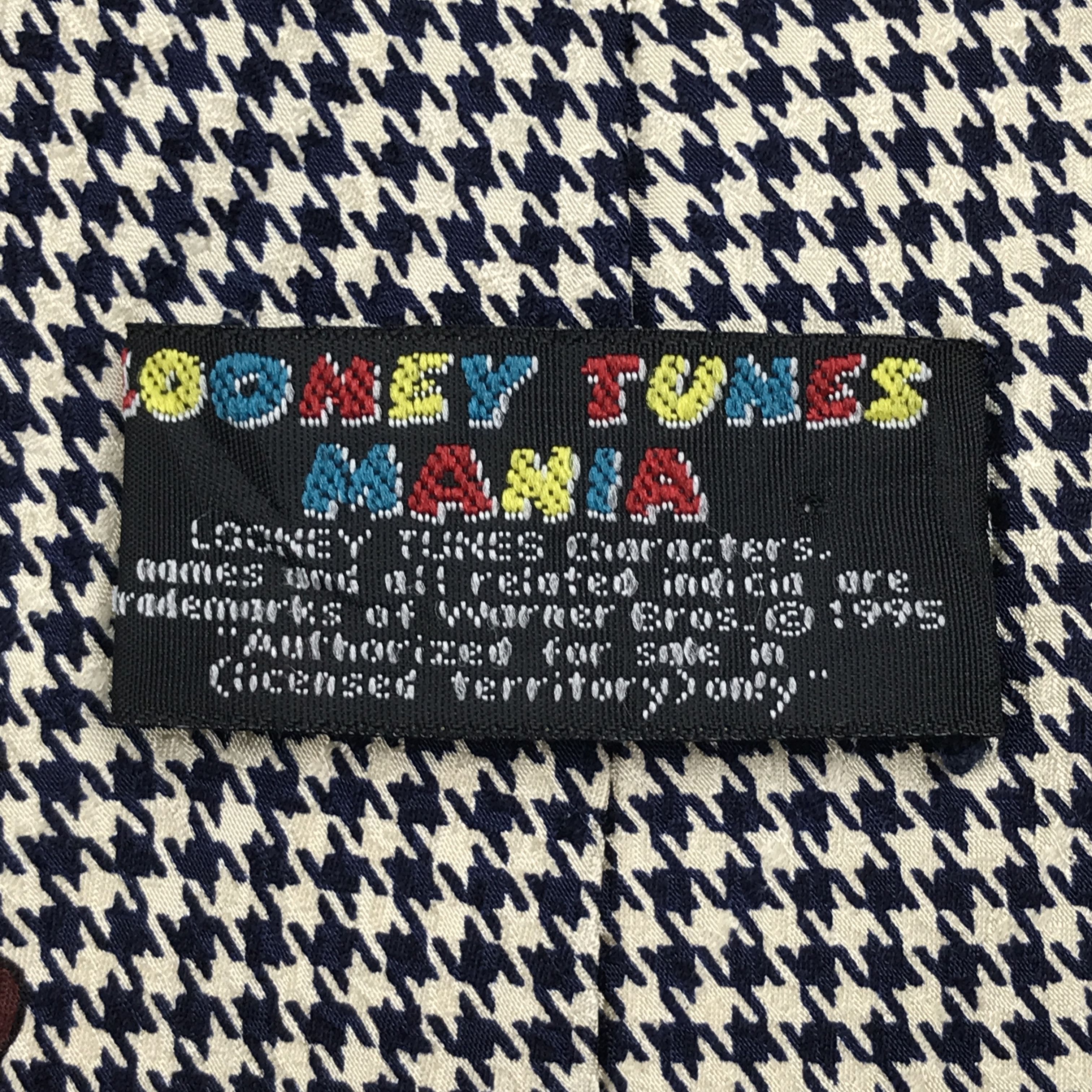 Designer × Vintage Vintage Looney Tunes Mania Silk Necktie Size ONE SIZE - 6 Thumbnail