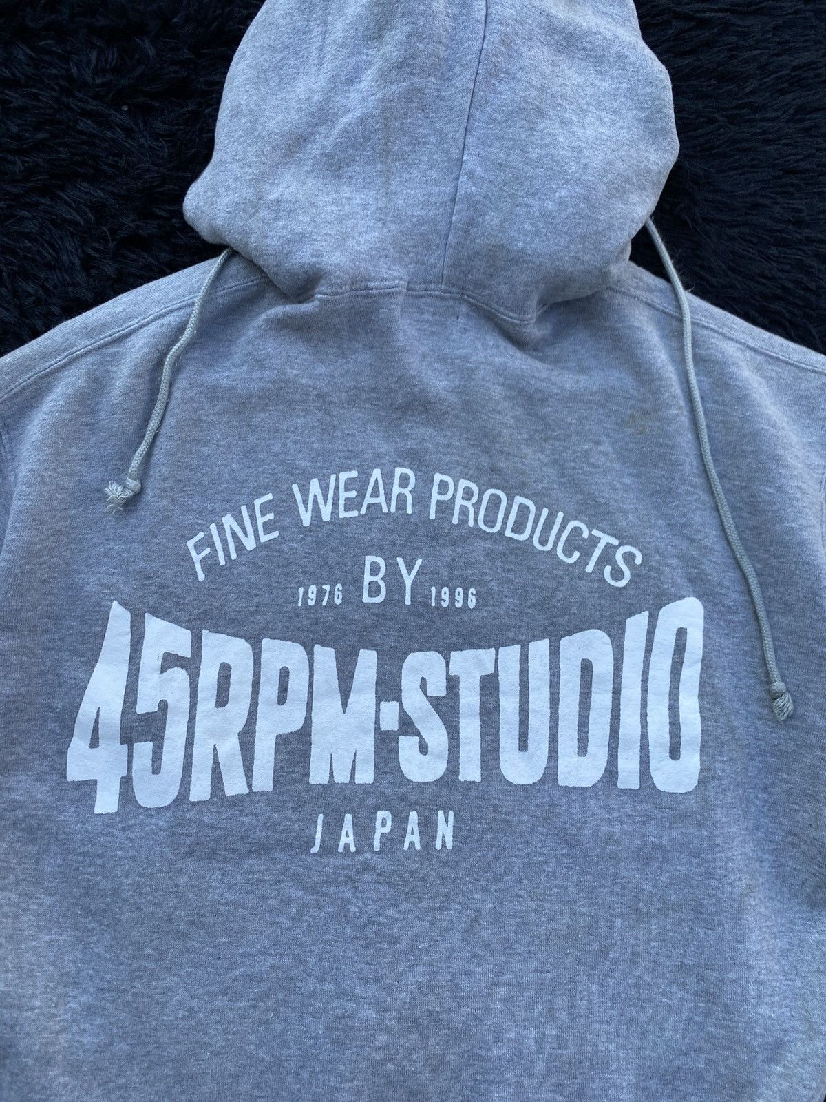 45rpm Rare Vintage 45RPM Studio Short Sleeve Sweater Hoodie Size US S / EU 44-46 / 1 - 7 Thumbnail