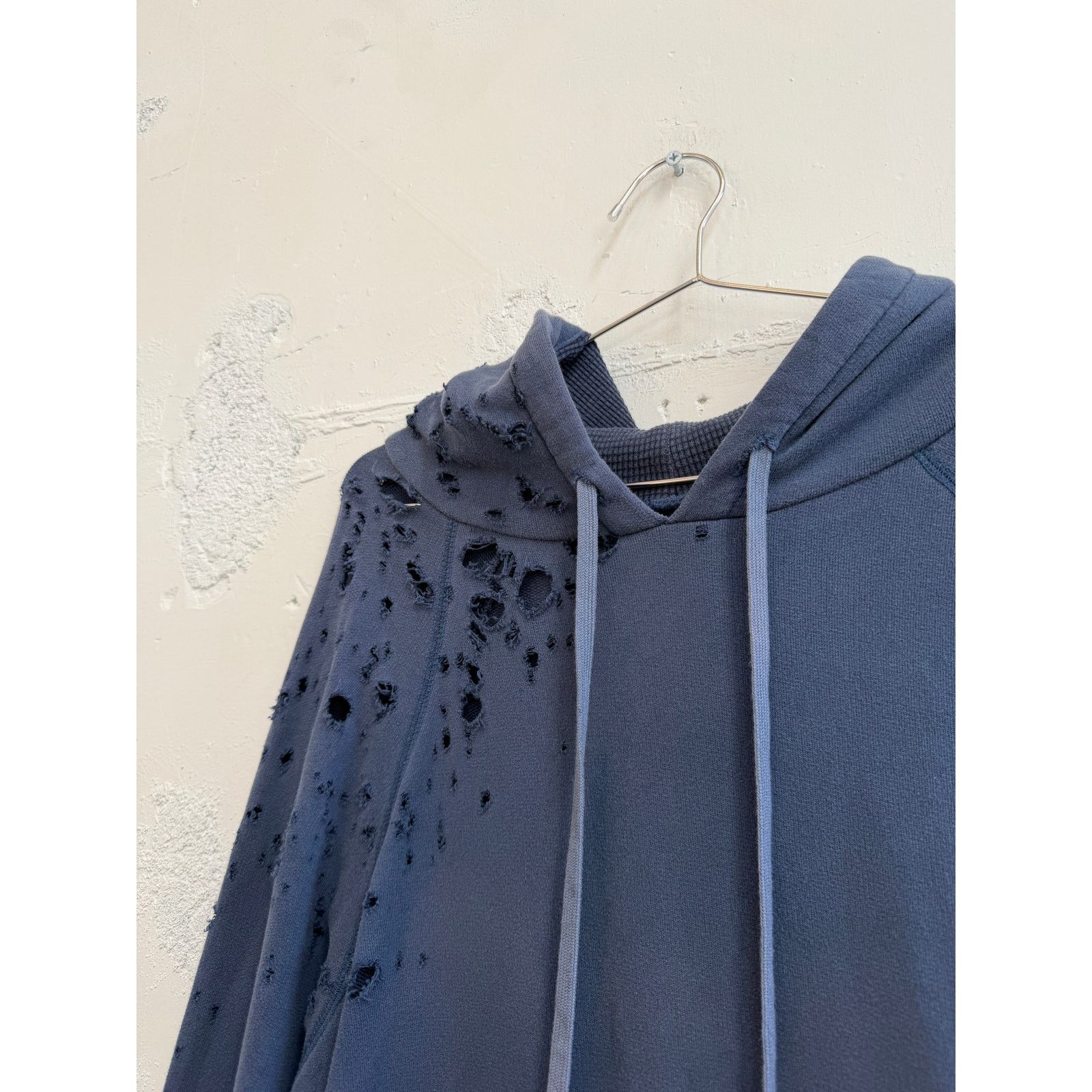 Greg Lauren Greg Lauren x Moncler SAMPLE Destroyed Puffy Collide Hoodie Size US L / EU 52-54 / 3 - 4 Thumbnail