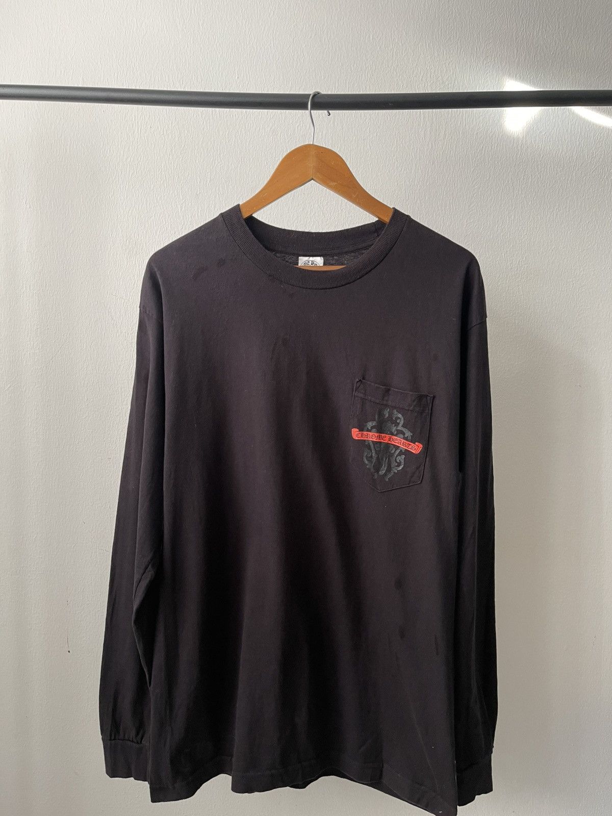 90s Chrome Hearts Fuck You Big Dagger Long Sleeve