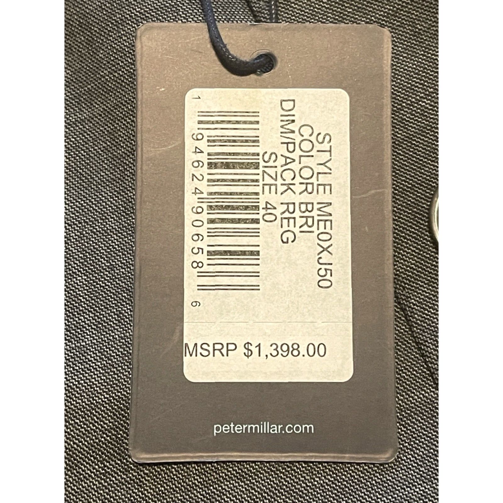Peter Millar Peter Millar Crown Crafted Plaid Soft Jacket Blazer 40R Gray Wool Mens Casual Formal Size 40R - 7 Thumbnail