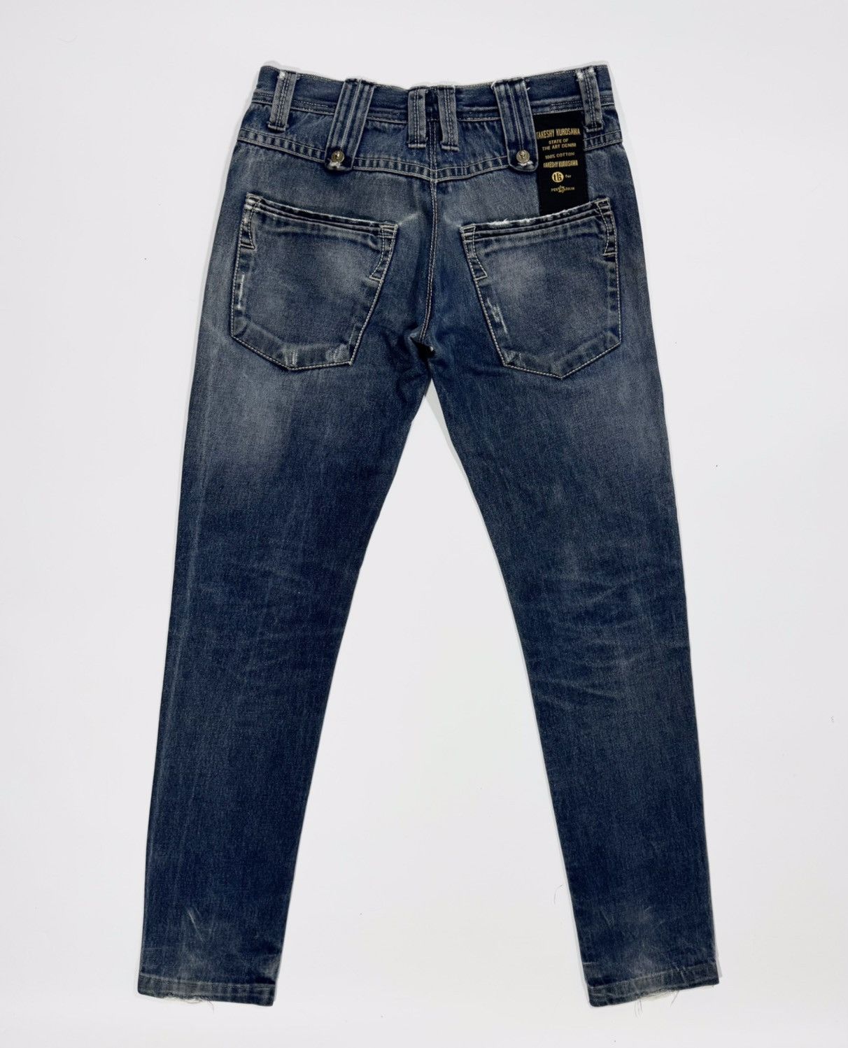 Takeshy Kurosawa Takeshy Kurosawa Jeans Distressed Denim Unique Design Size US 30 / EU 46 - 2 Thumbnail