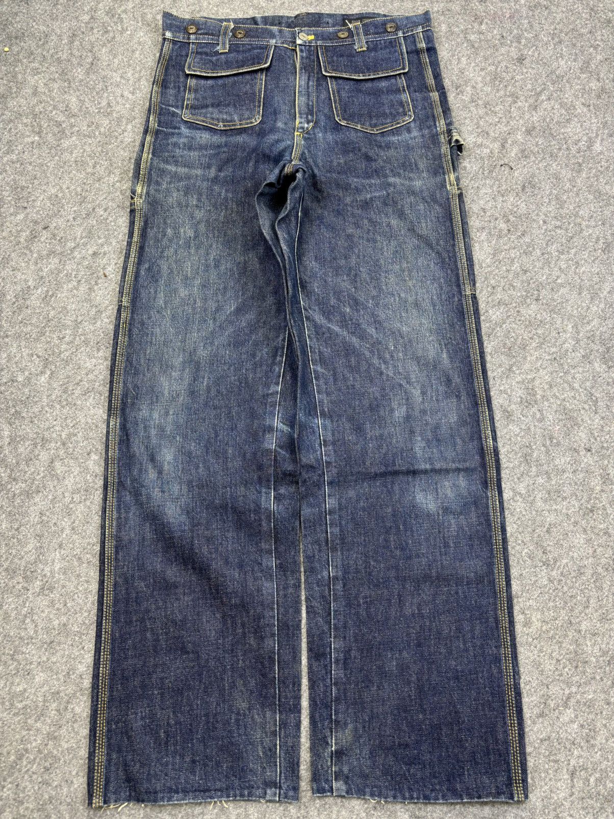 Designer OZONE COMMUNITY Japan Rare Archival Carpenter Jeans F793 Size US 30 / EU 46 - 15 Thumbnail
