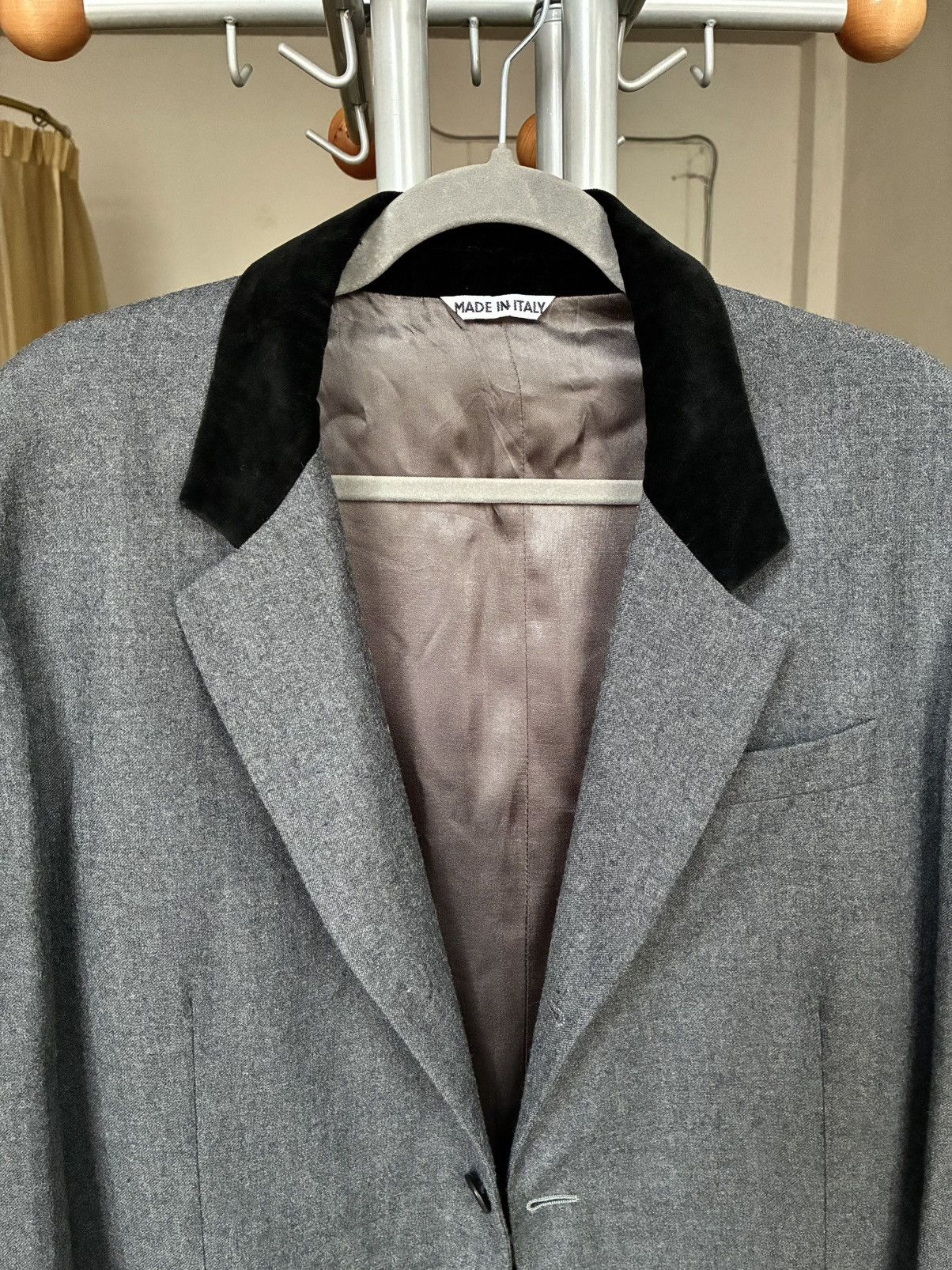 Katharine Hamnett London Katharine Hamnett Vintage Velvet Collar Sport Coat Size US M / EU 48-50 / 2 - 21 Thumbnail