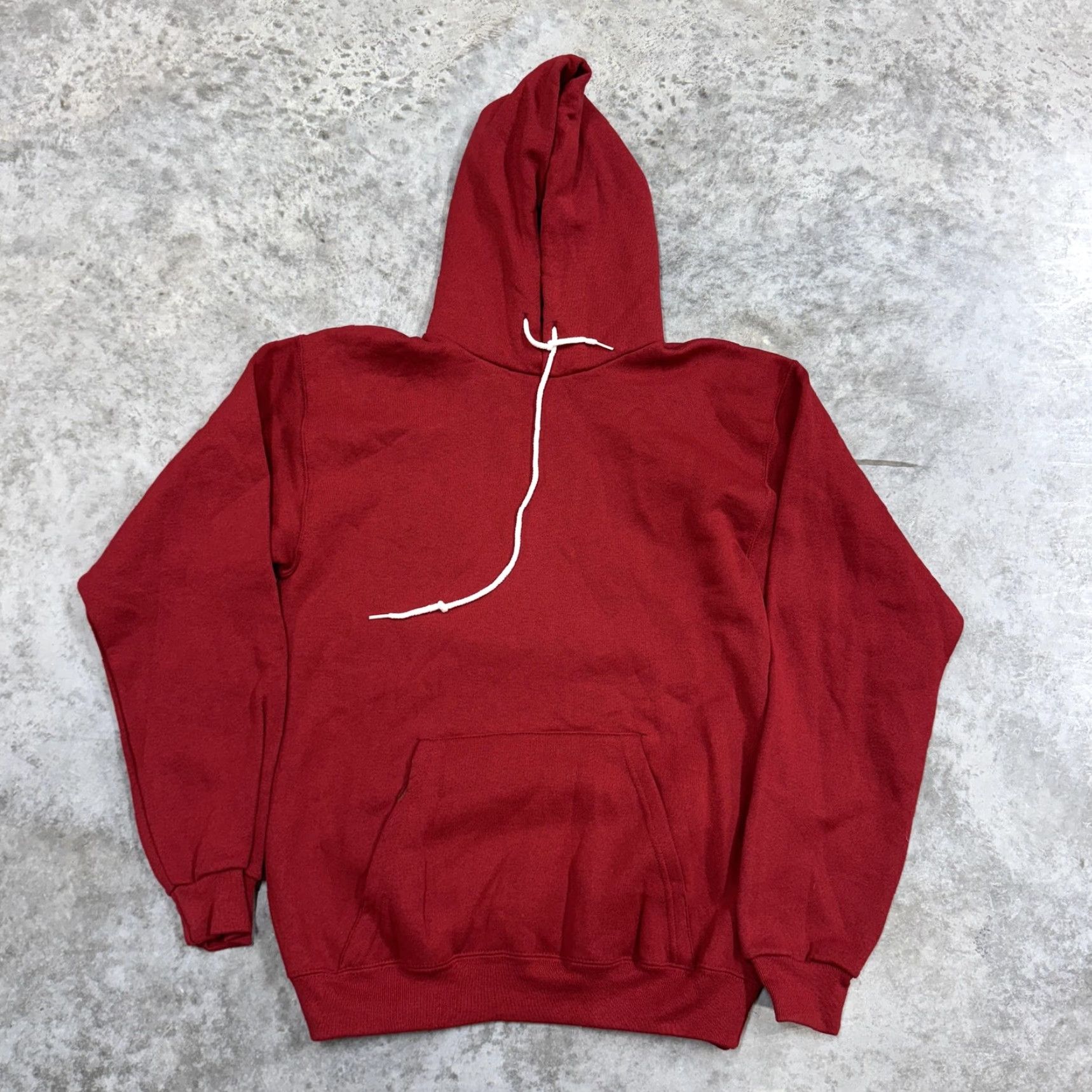 Soffe VINTAGE Soffe Hoodie Mens M Red Heavyweight Pullover Pockets All Seasons 90s Size US M / EU 48-50 / 2 - 2 Thumbnail