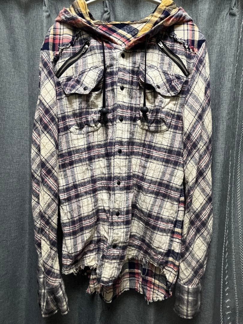 Le Grande Bleu (L.G.B.) LBG hooded flannel Size US S / EU 44-46 / 1 - 1 Thumbnail