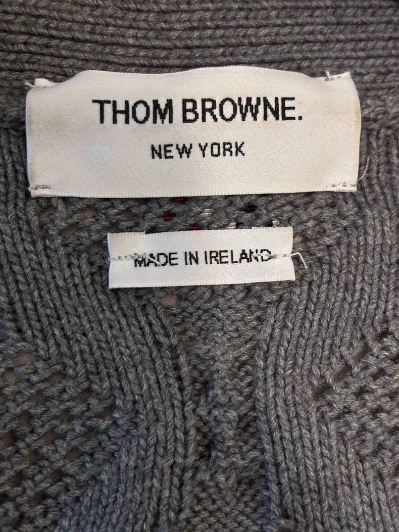 Thom Browne Thom browne Size 38 Wool cardigan jacket 2504-Nextarrow Size US XXS / EU 40 - 4 Thumbnail