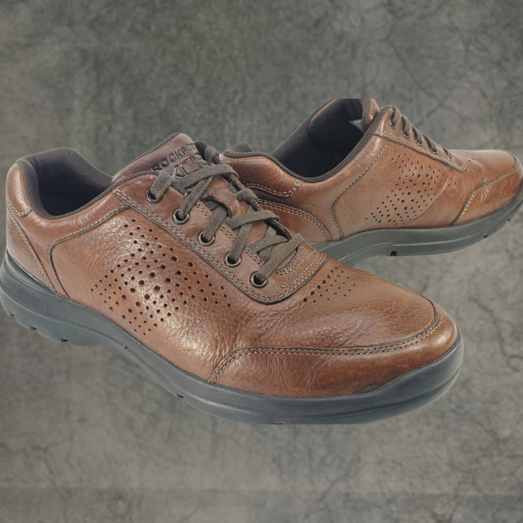 Rockport Rockport XCS City Play 2 Perf U-Bal Oxford Leather Brown Men's Size 9M M78754 Size US 9 / EU 42 - 1 Thumbnail
