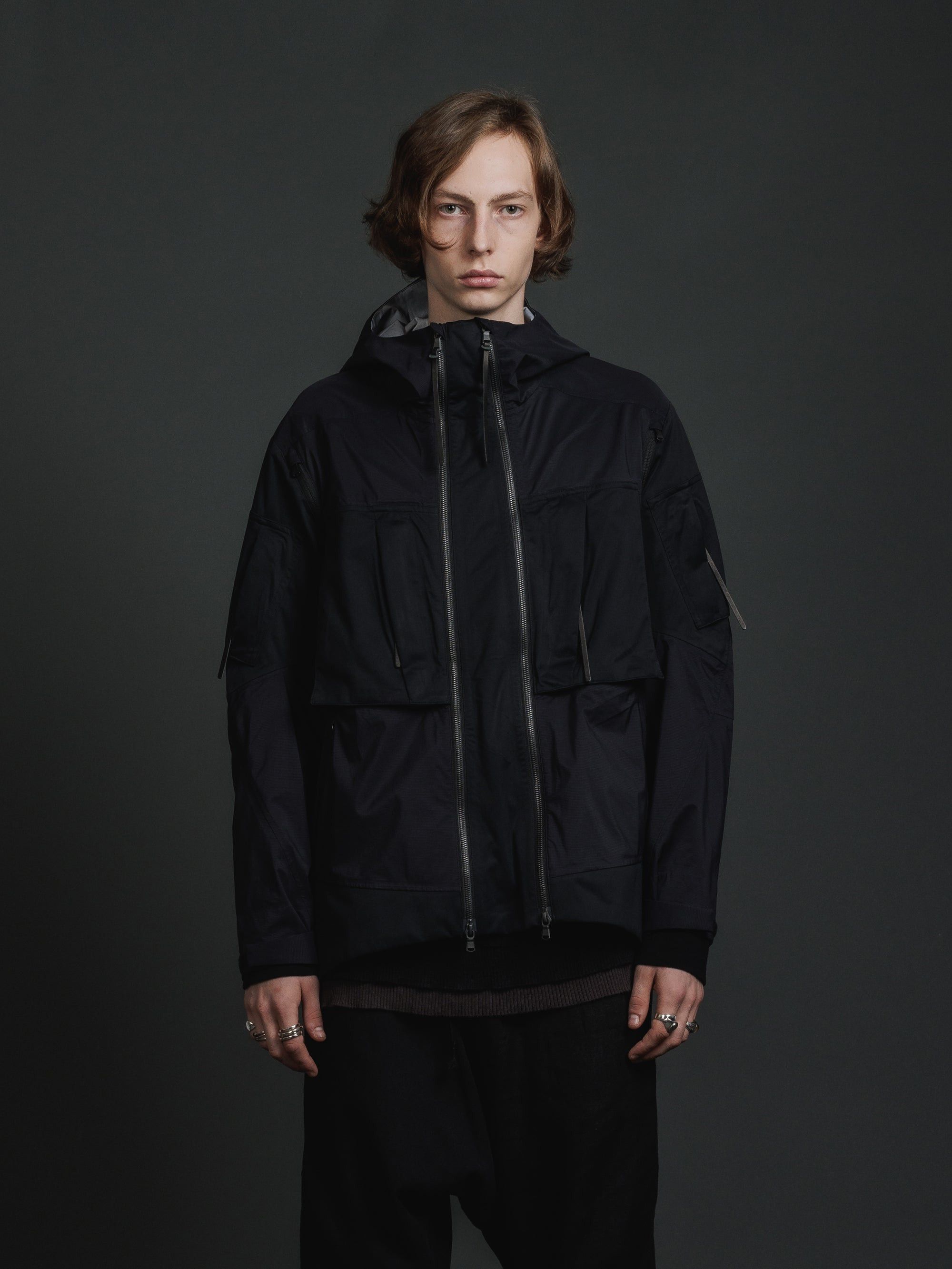 The Viridi-anne Black Water-Repellent Jacket Size US M / EU 48-50 / 2 - 1 Thumbnail