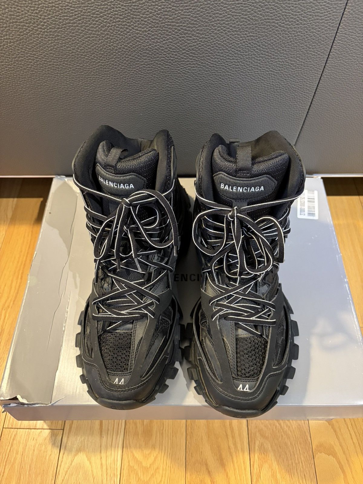 Balenciaga Black Balenciaga 1.0 Track High-Top Sneaker Size US 11 / EU 44 - 4 Thumbnail