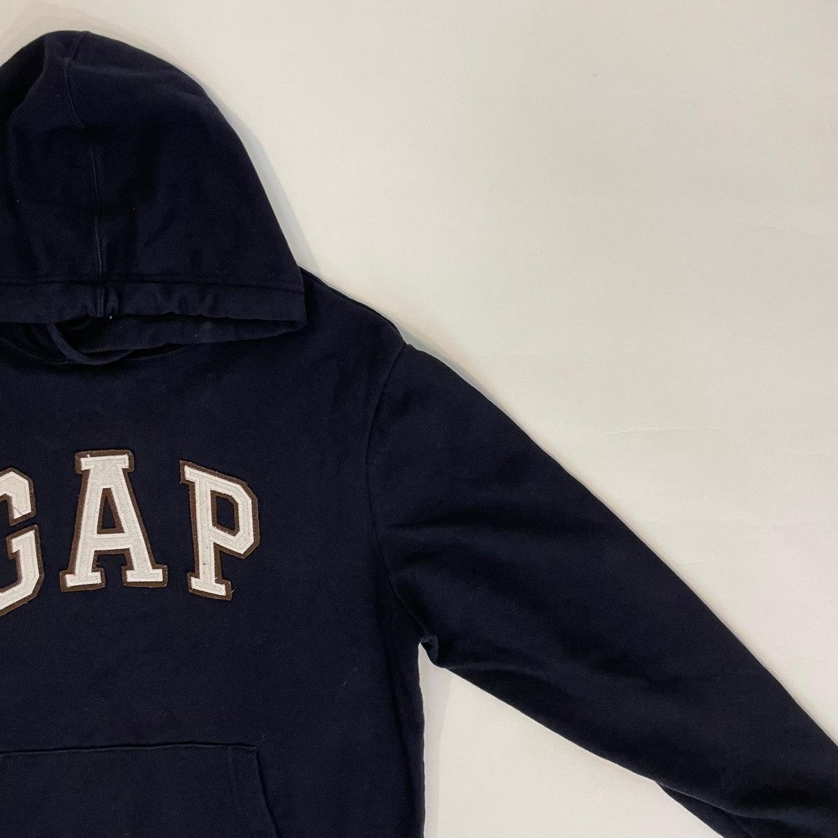Gap Gap Navy Hoodie Big Logo Sportswear Size S / US 4 / IT 40 - 3 Thumbnail