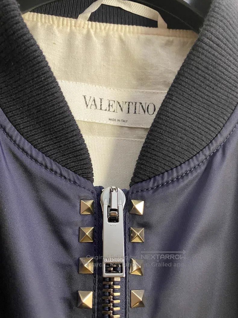 Valentino Valentino Willow spike baseball jacket Size US M / EU 48-50 / 2 - 2 Thumbnail