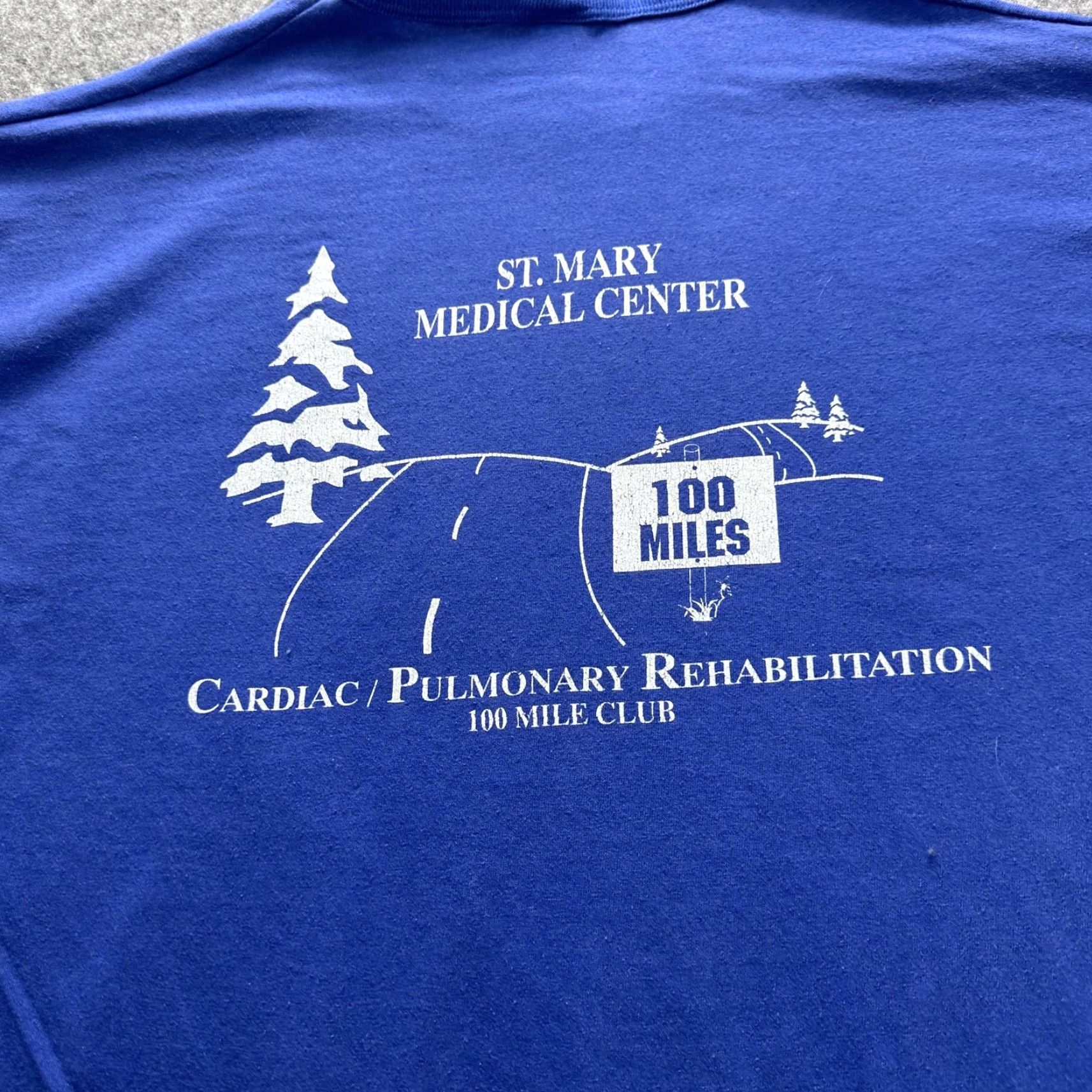 Pro Player Pro Player Shirt Mens XL Blue Graphic Tee St Mary Medical Center 100 Mile Club Size US XL / EU 56 / 4 - 6 Thumbnail