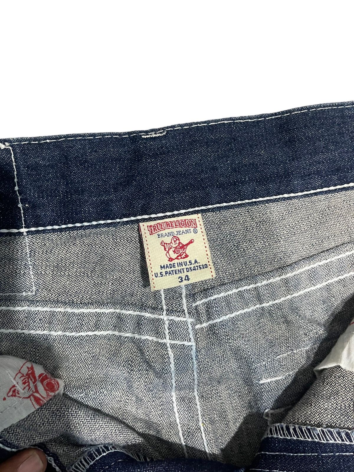 Other Vintage True Religion Billy Super T Denim Jeans Size US 35 - 16 Thumbnail