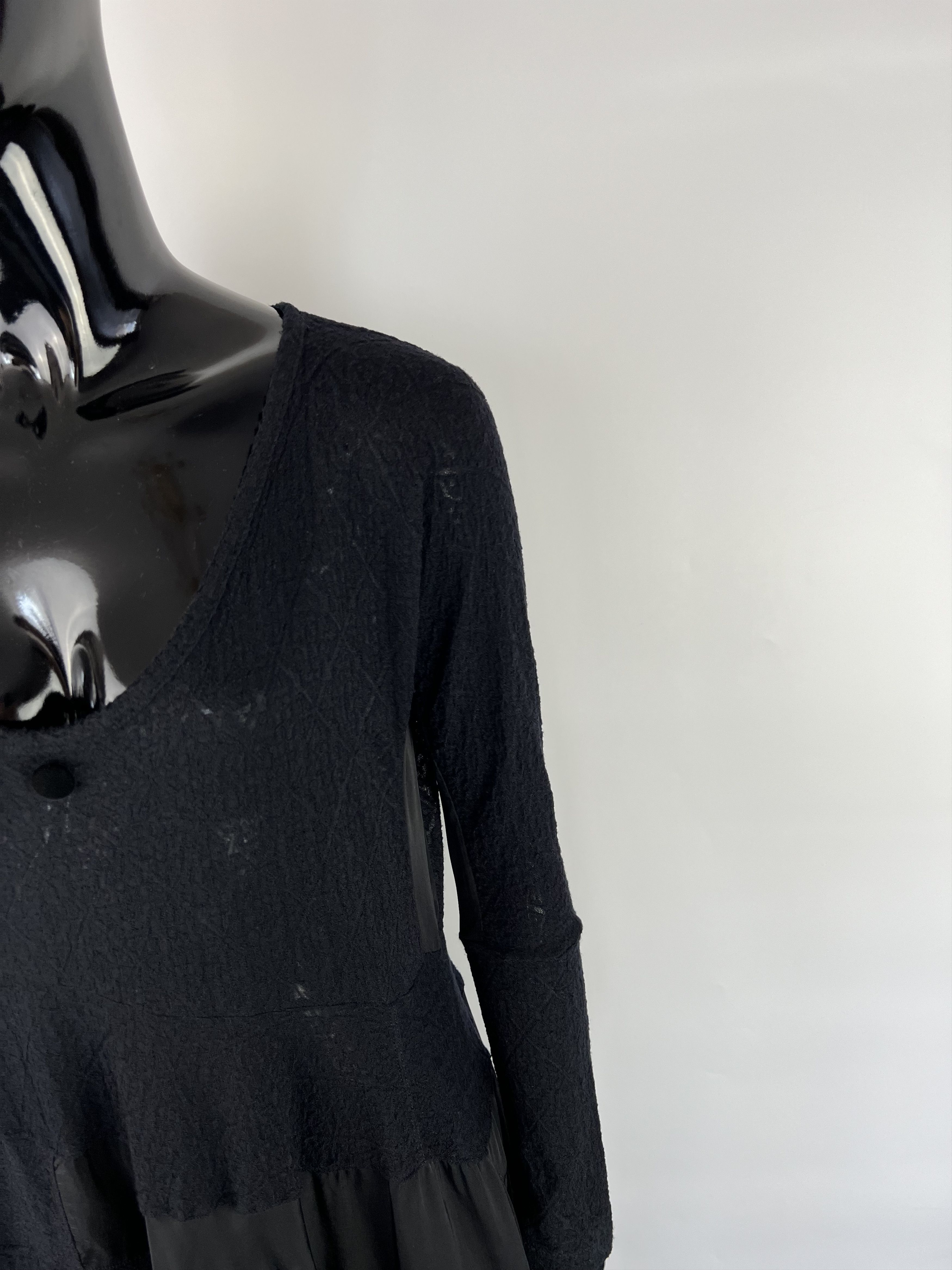 Other High Knit Black Asymmetrical Dress Size S Size S / US 4 / IT 40 - 10 Thumbnail