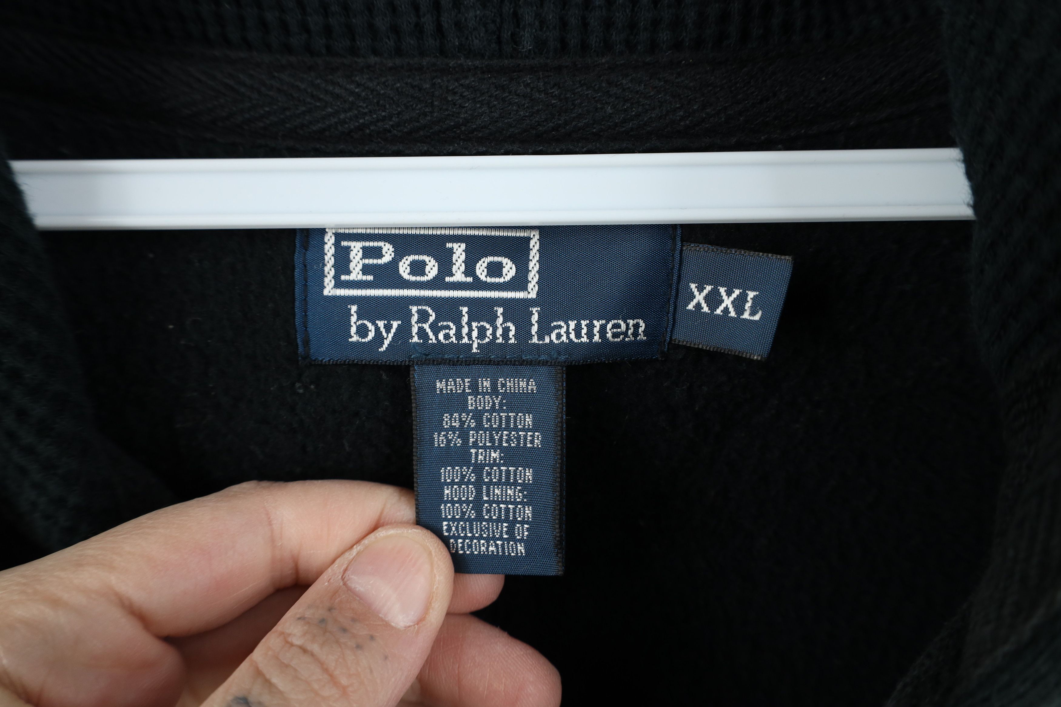 Ralph Lauren Vintage 90s Ralph Lauren Full Zip Hoodie Sweatshirt Size US XXL / EU 58 / 5 - 9 Thumbnail