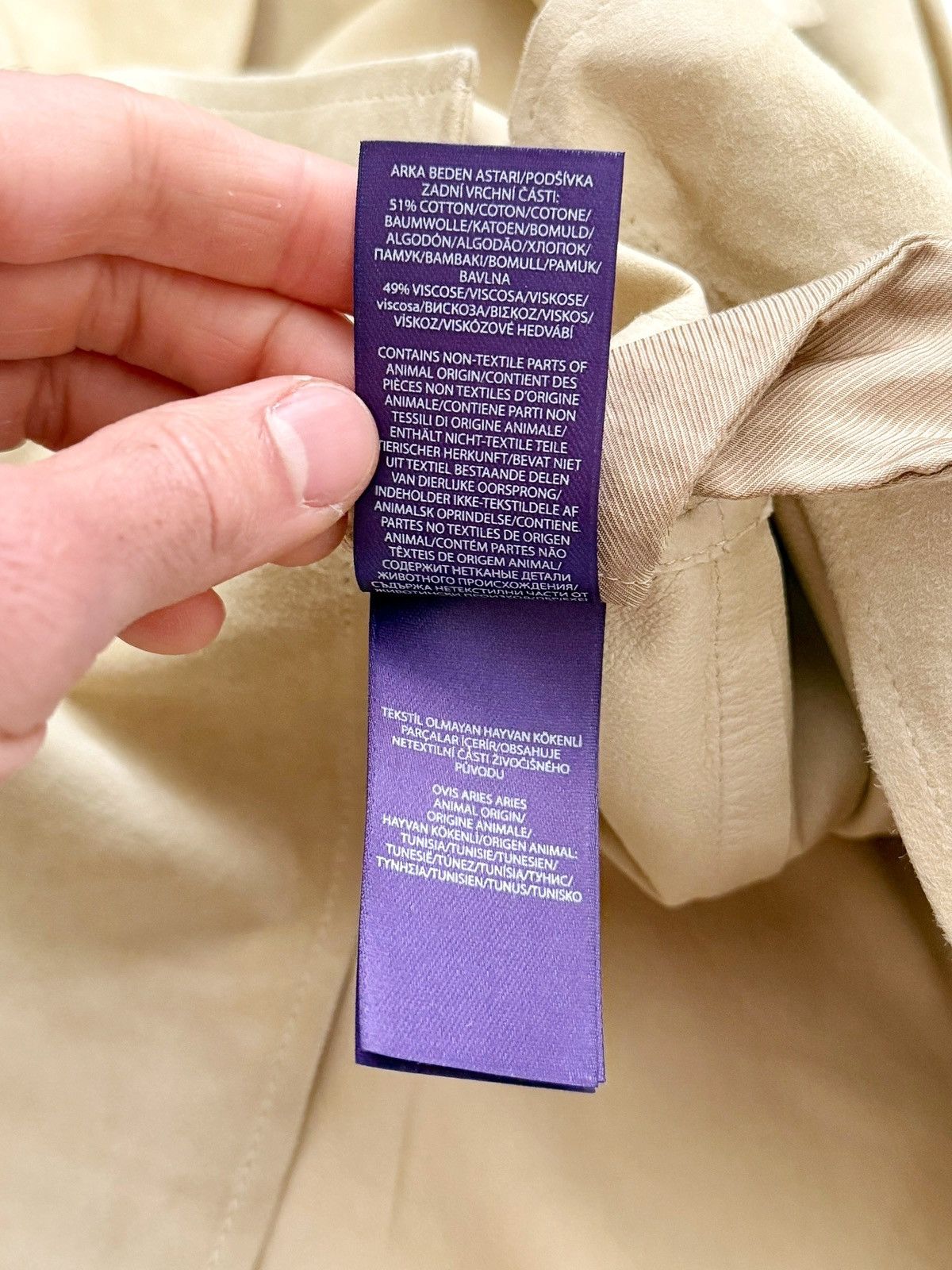 Ralph Lauren Purple Label $2,495 Overshirt Leather Suede Size US M / EU 48-50 / 2 - 10 Thumbnail