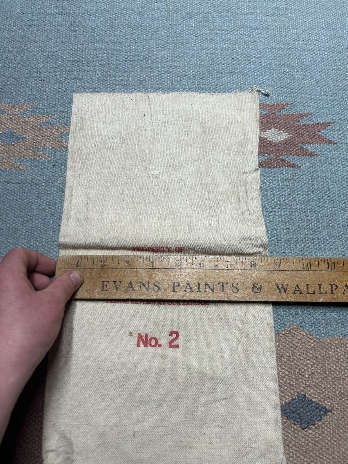 Vintage Vtg canvas bank money coin deposit bag Indiana national bank Size ONE SIZE - 7 Thumbnail