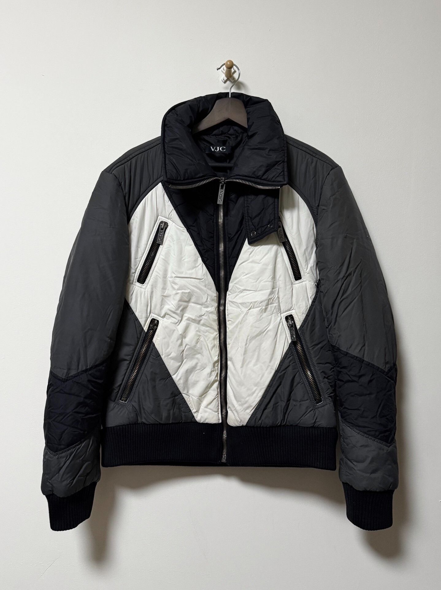 Versace Jeans Couture Versace VJC 00s Five-Zip Puffer Size US M / EU 48-50 / 2 - 1 Thumbnail