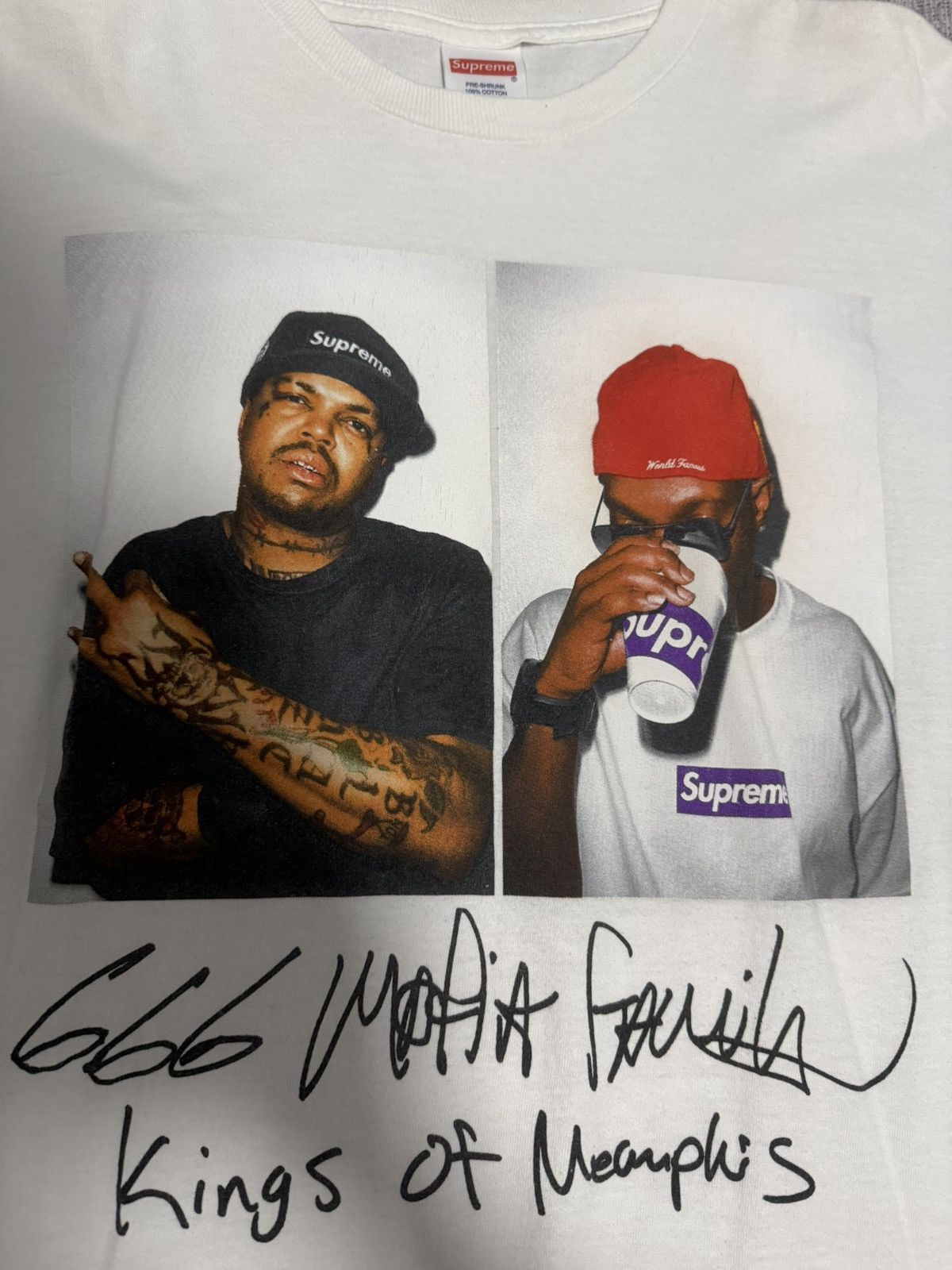 Supreme Supreme 36 mafia photo tee Size US S / EU 44-46 / 1 - 2 Thumbnail