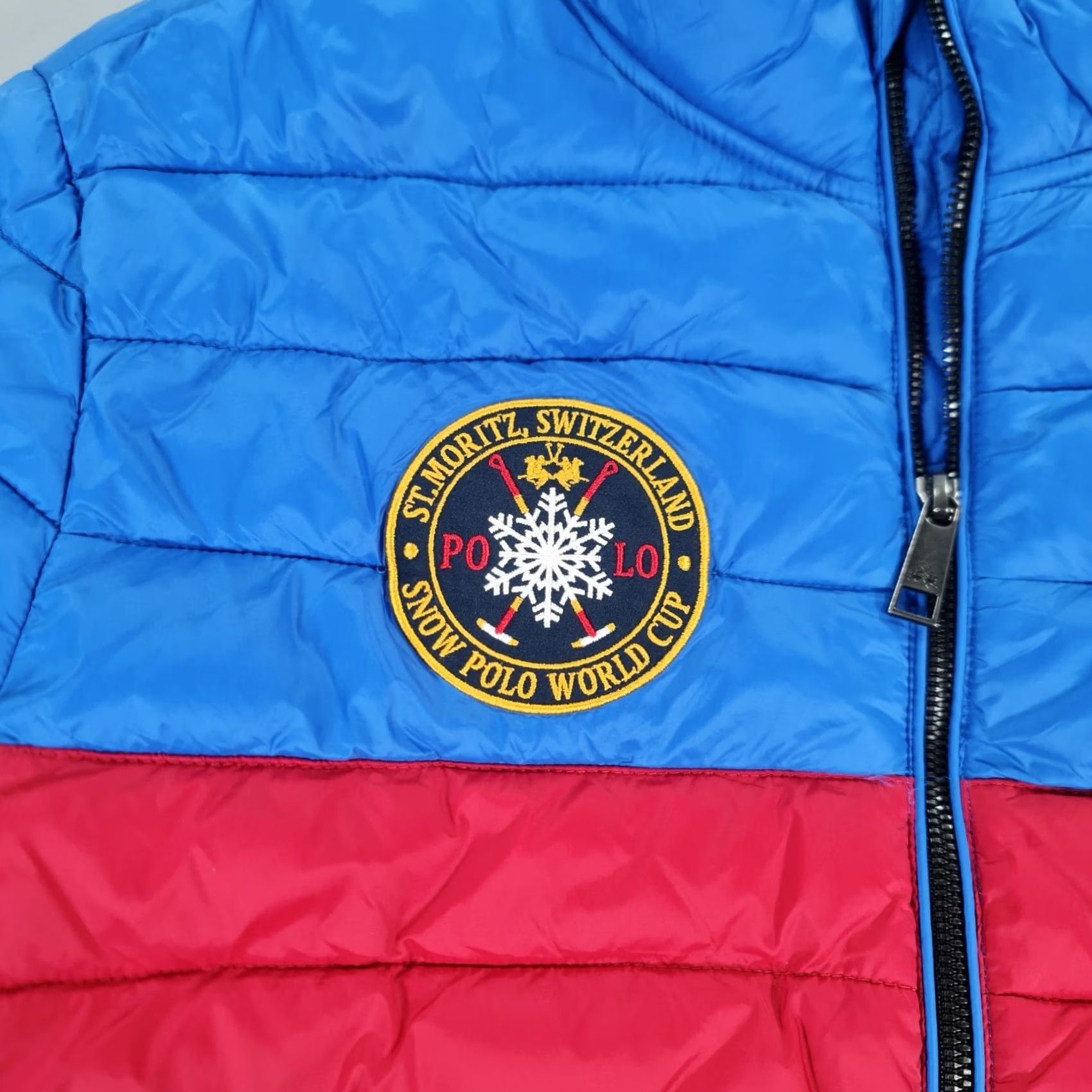La Martina LA MARTINA Mens Puffer Jacket Blue XL Lightweight Full Zip Regular Fit Size US XL / EU 56 / 4 - 4 Thumbnail