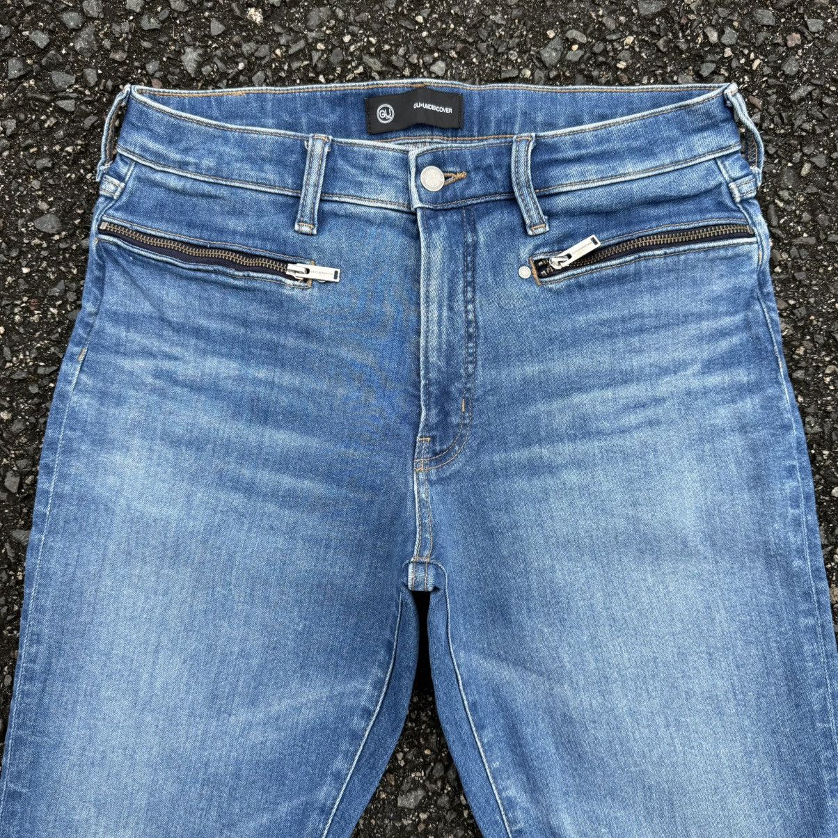 GU × Undercover GU x UNDERCOVER FADED SKINNY JEAN DENIM PANTS Size US 32 / EU 48 - 2 Thumbnail