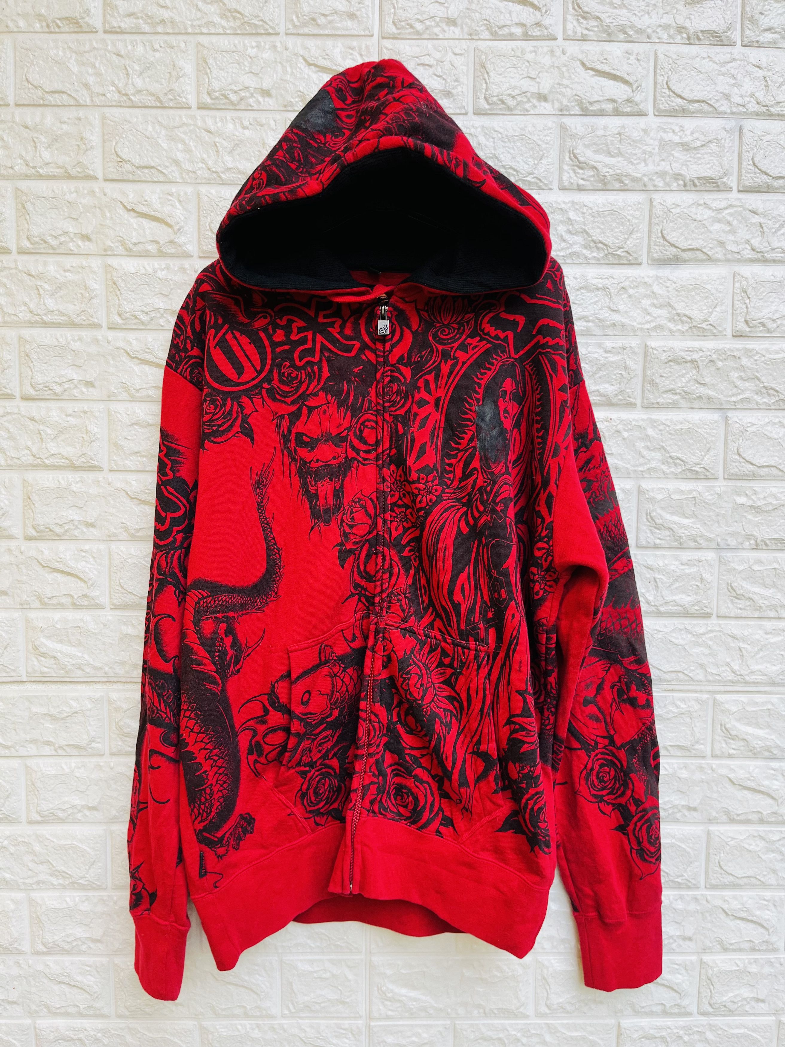 Fox Racing Vintage Fox Racing Motorcycle Japanese Designe Fashion Style Size US L / EU 52-54 / 3 - 1 Thumbnail